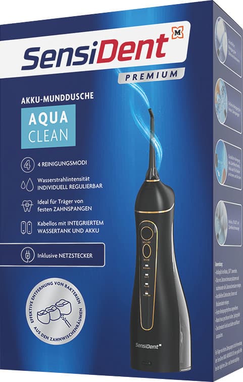 SensiDent Akku-Munddusche Aqua Clean