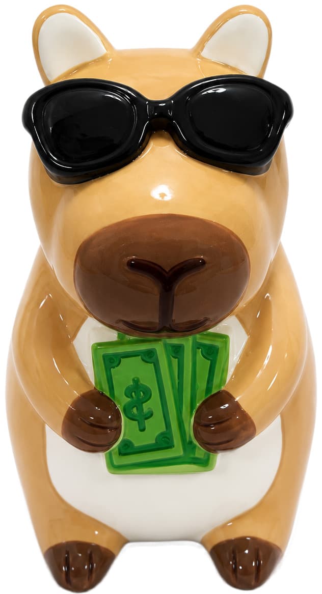 TRENDSHOP Spardose Cool Capybara