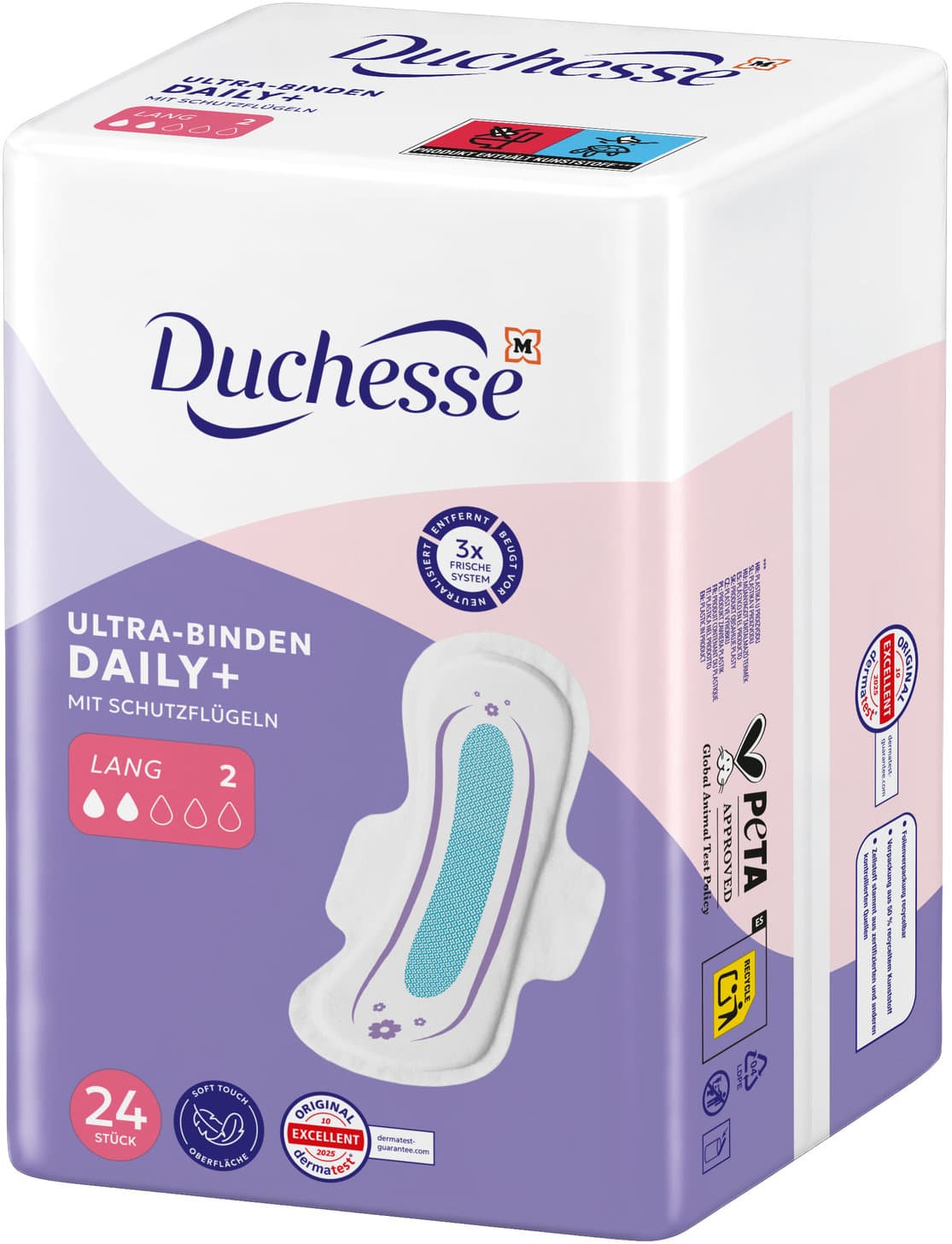 Duchesse Ultra-Binden Daily+ Lang