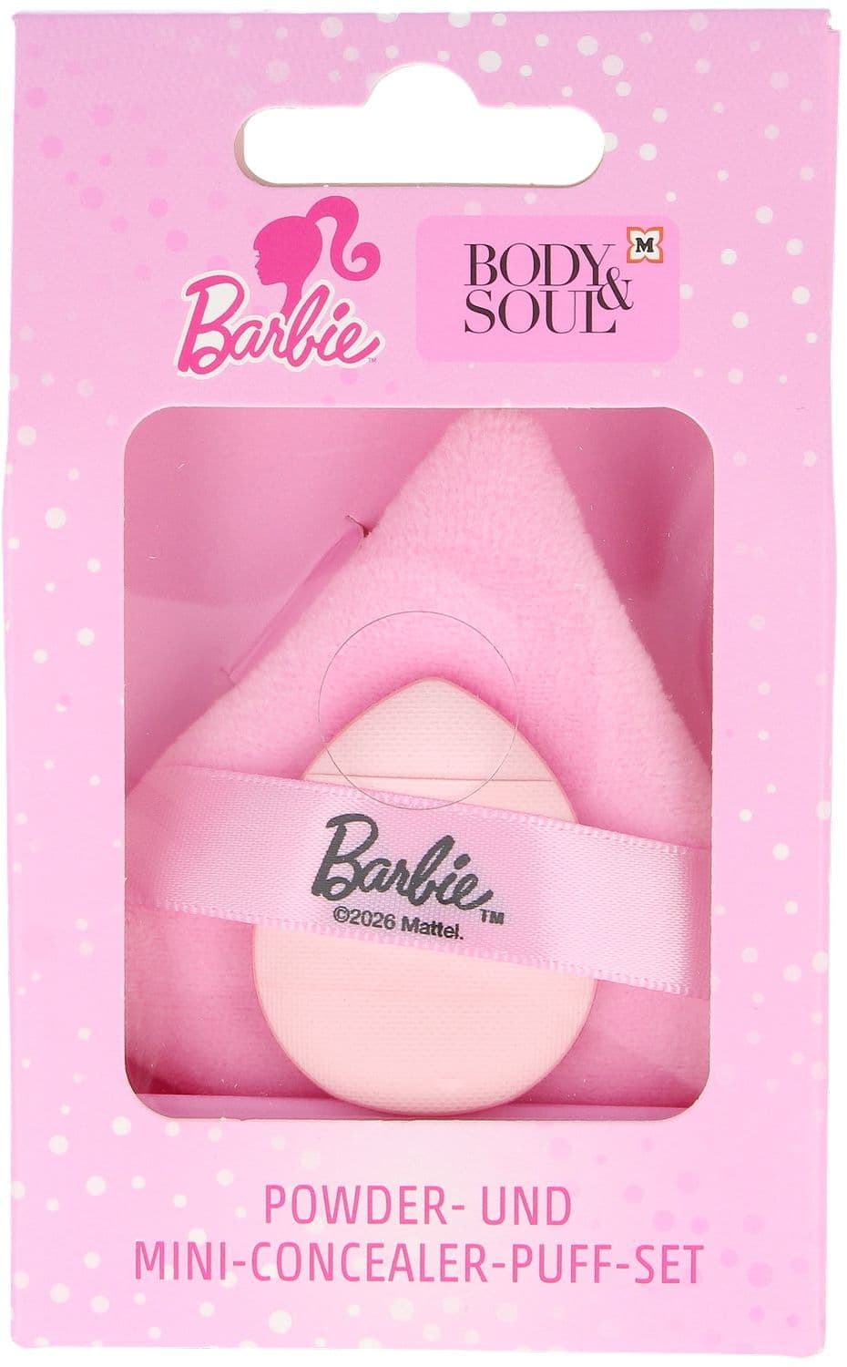 BODY&SOUL Powder- und Mini-Concealer-Puff-Set Barbie