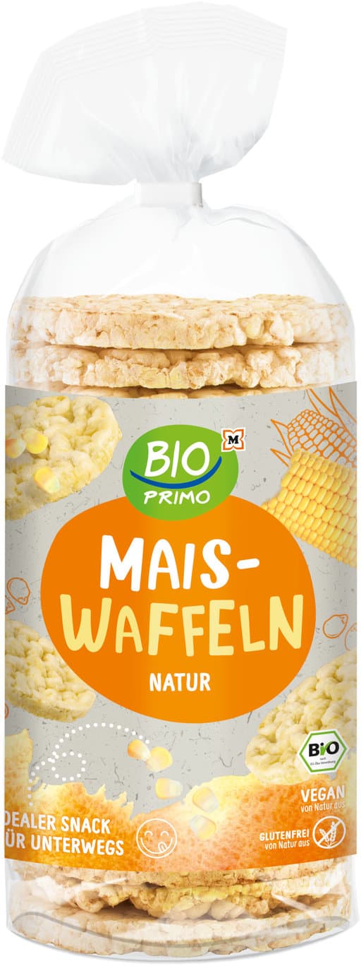 BIO PRIMO Bio Maiswaffeln ohne Salz
