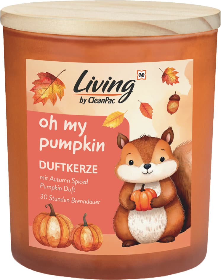 CleanPac Duftkerze im Glas Oh my Pumpkin