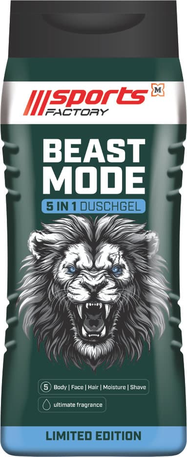 SPORTS FACTORY 5in1 Duschgel Beast Mode