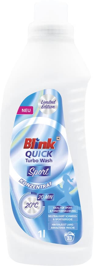 Blink Waschmittel Quick Turbo Wash Sport