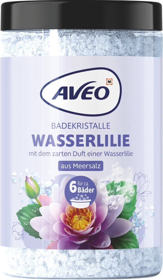 AVEO Badekristalle Wasserlilie