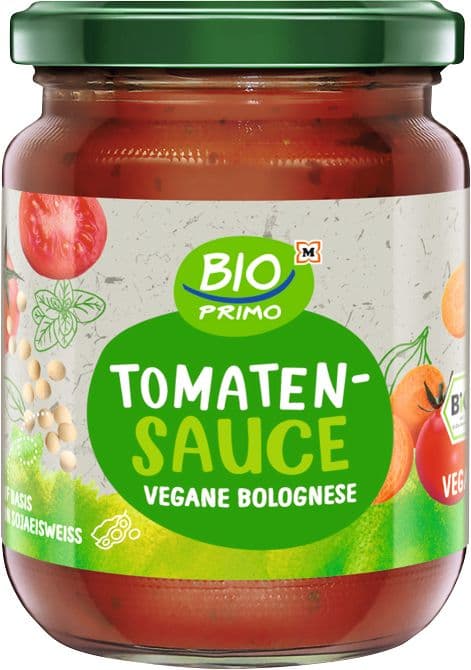 BIO PRIMO Bio Tomatensauce Vegane Bolognese