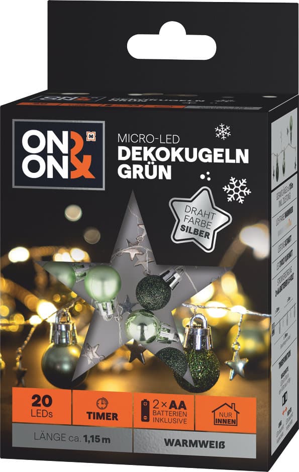 ON&ON Micro-LED-Dekokugeln