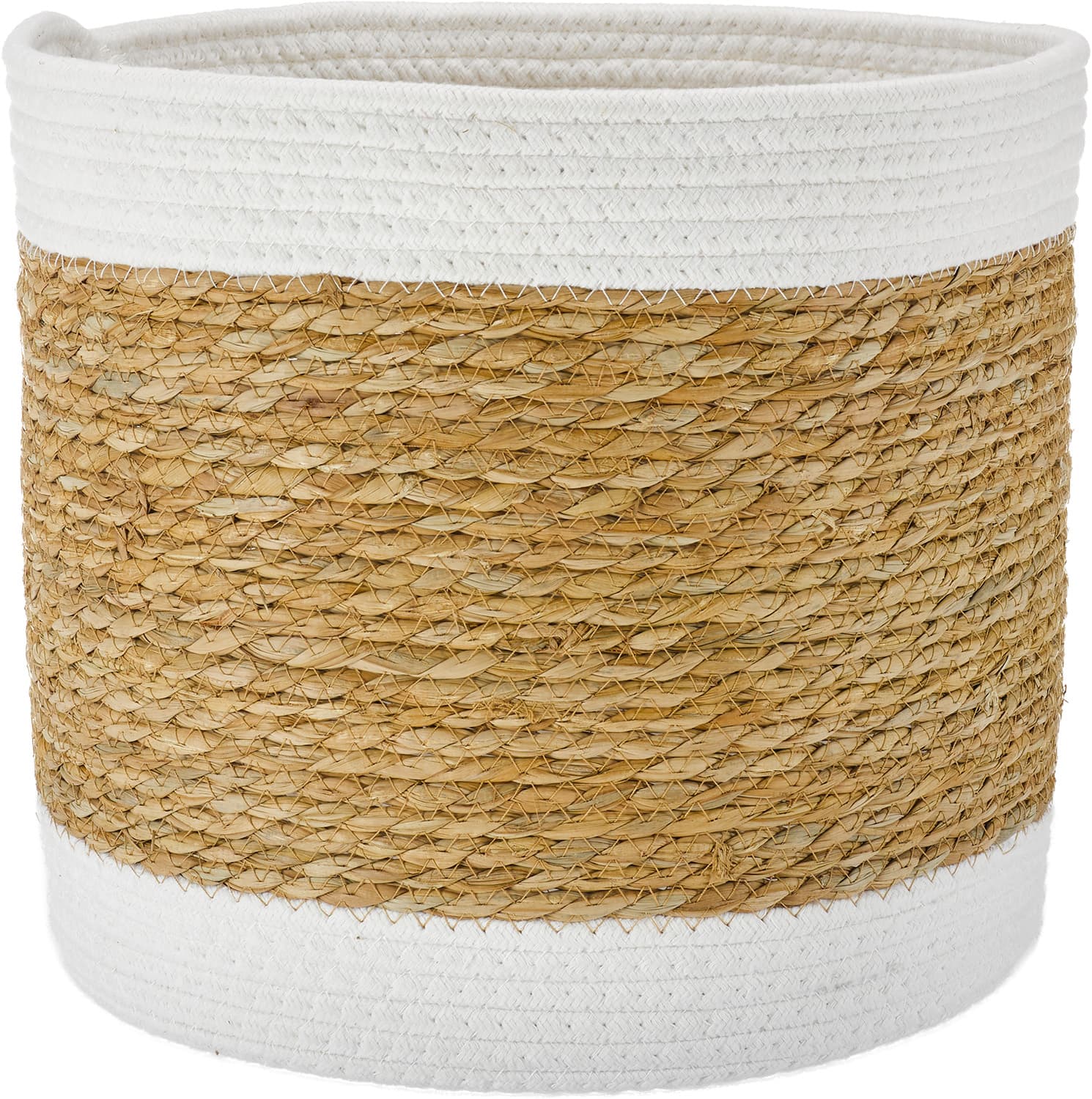 TRENDSHOP Strohkorb 35x28cm