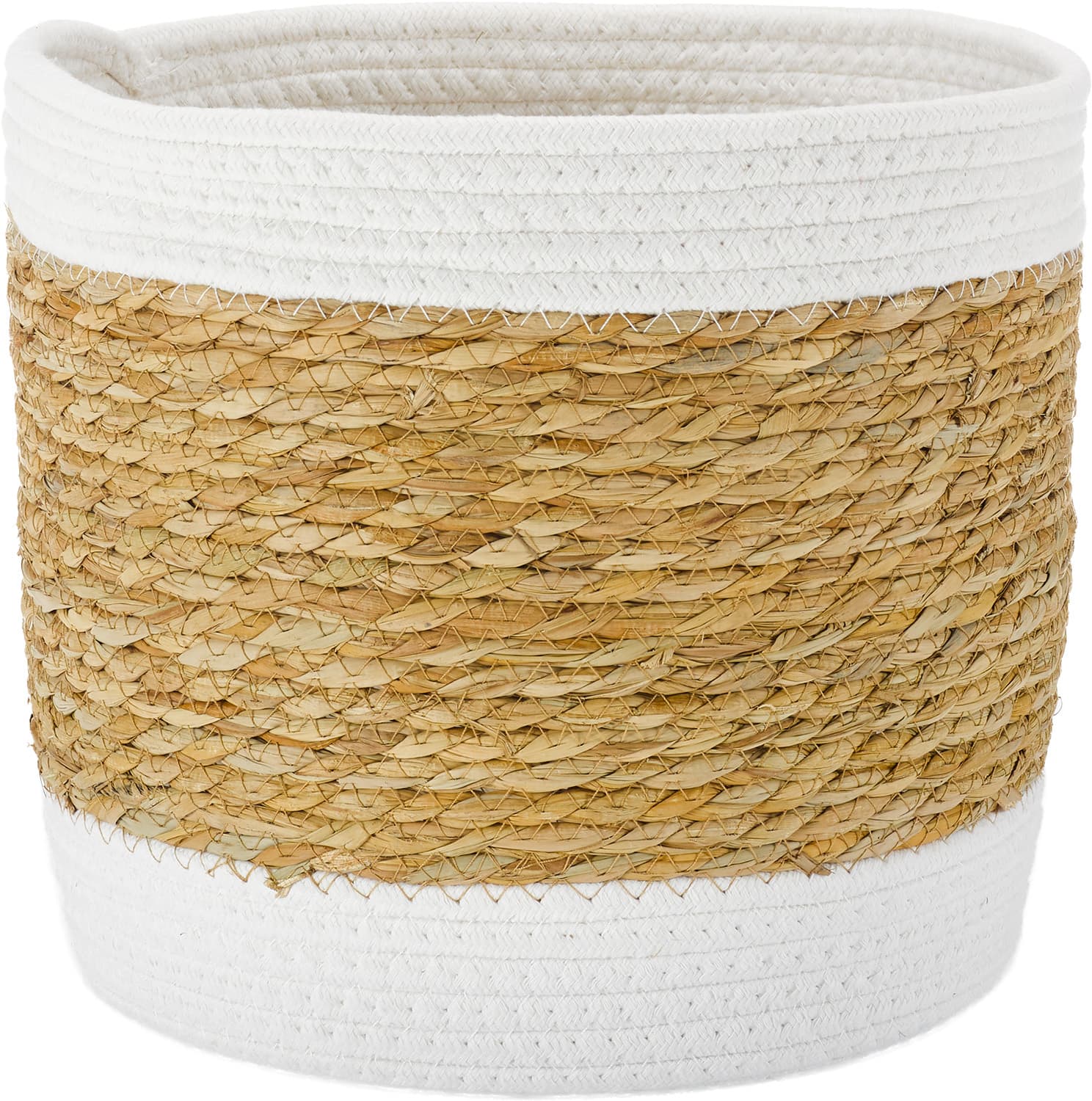 TRENDSHOP Strohkorb 30x25cm