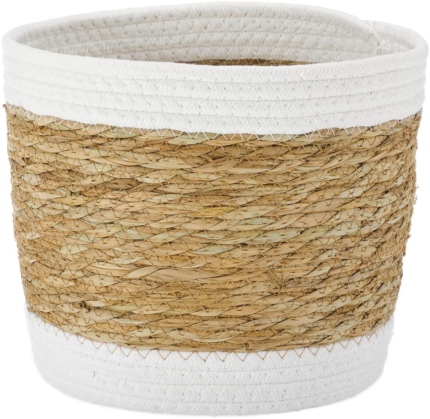 TRENDSHOP Strohkorb 25x22cm