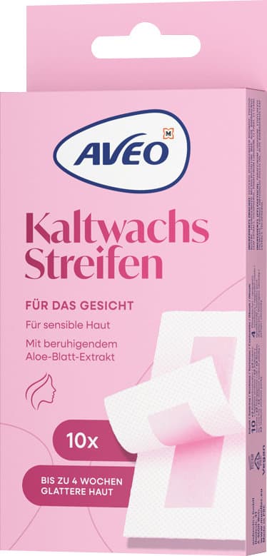 AVEO Kaltwachsstreifen Gesicht