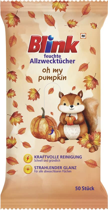 Blink Feuchte Allzwecktücher Oh my Pumpkin