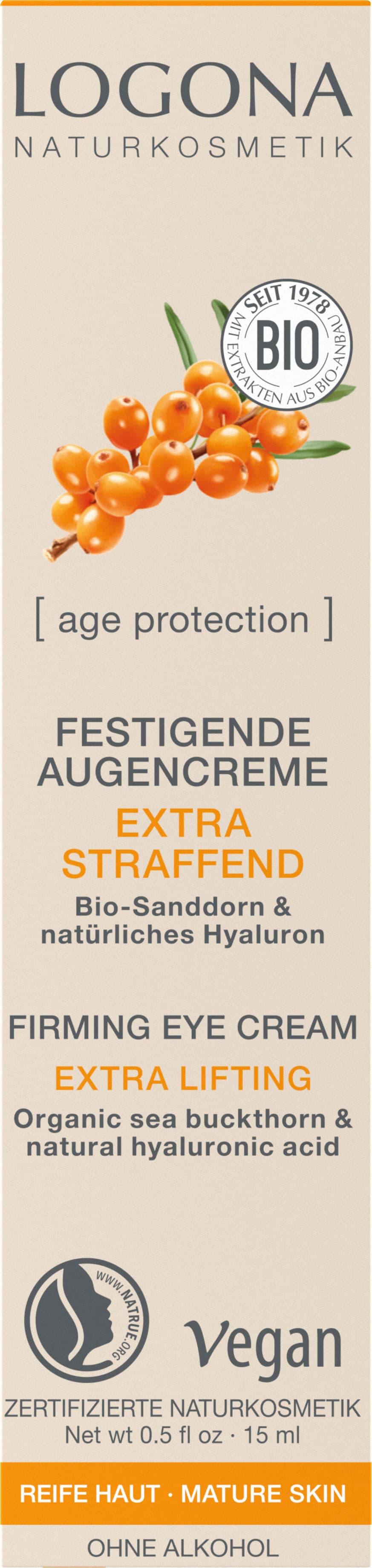LOGONA festigende Augencreme
