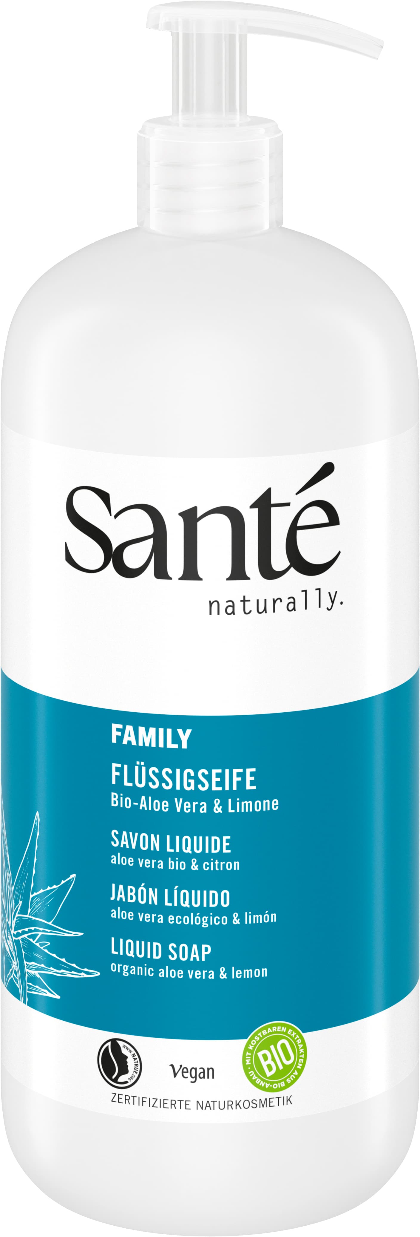 SANTE Family Flüssigseife Bio-Aloe Vera & Limone