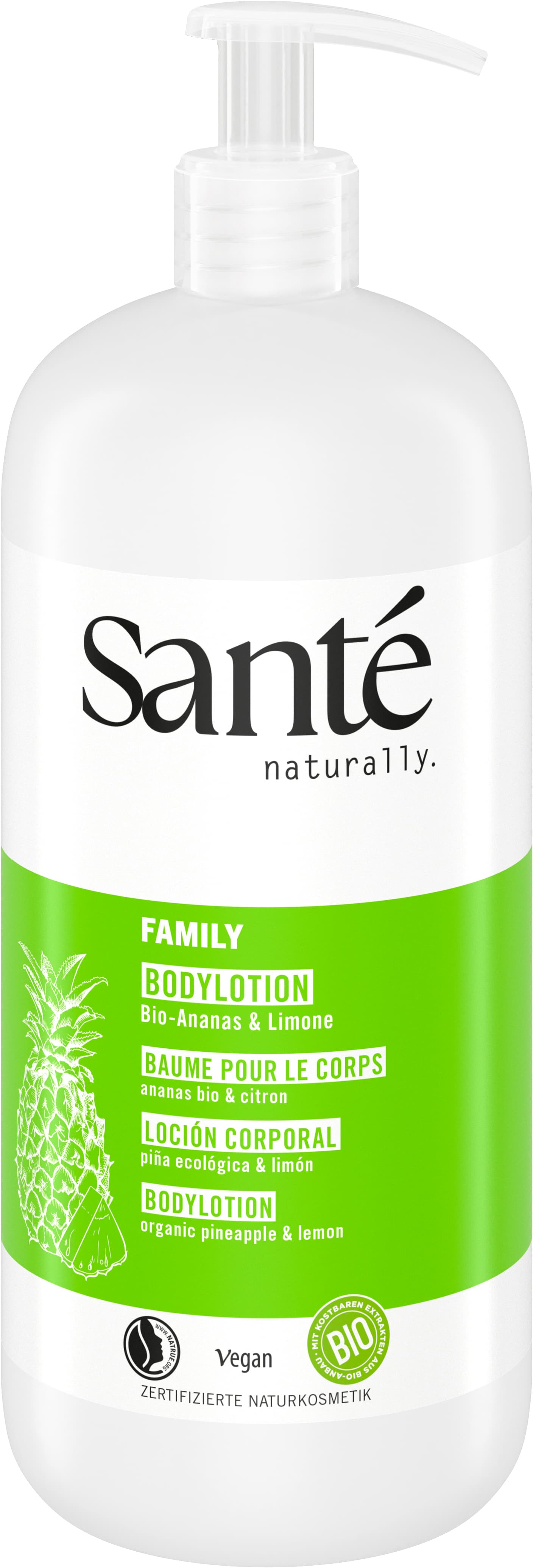 SANTE FAMILY Bodylotion Bio-Ananas & Limone