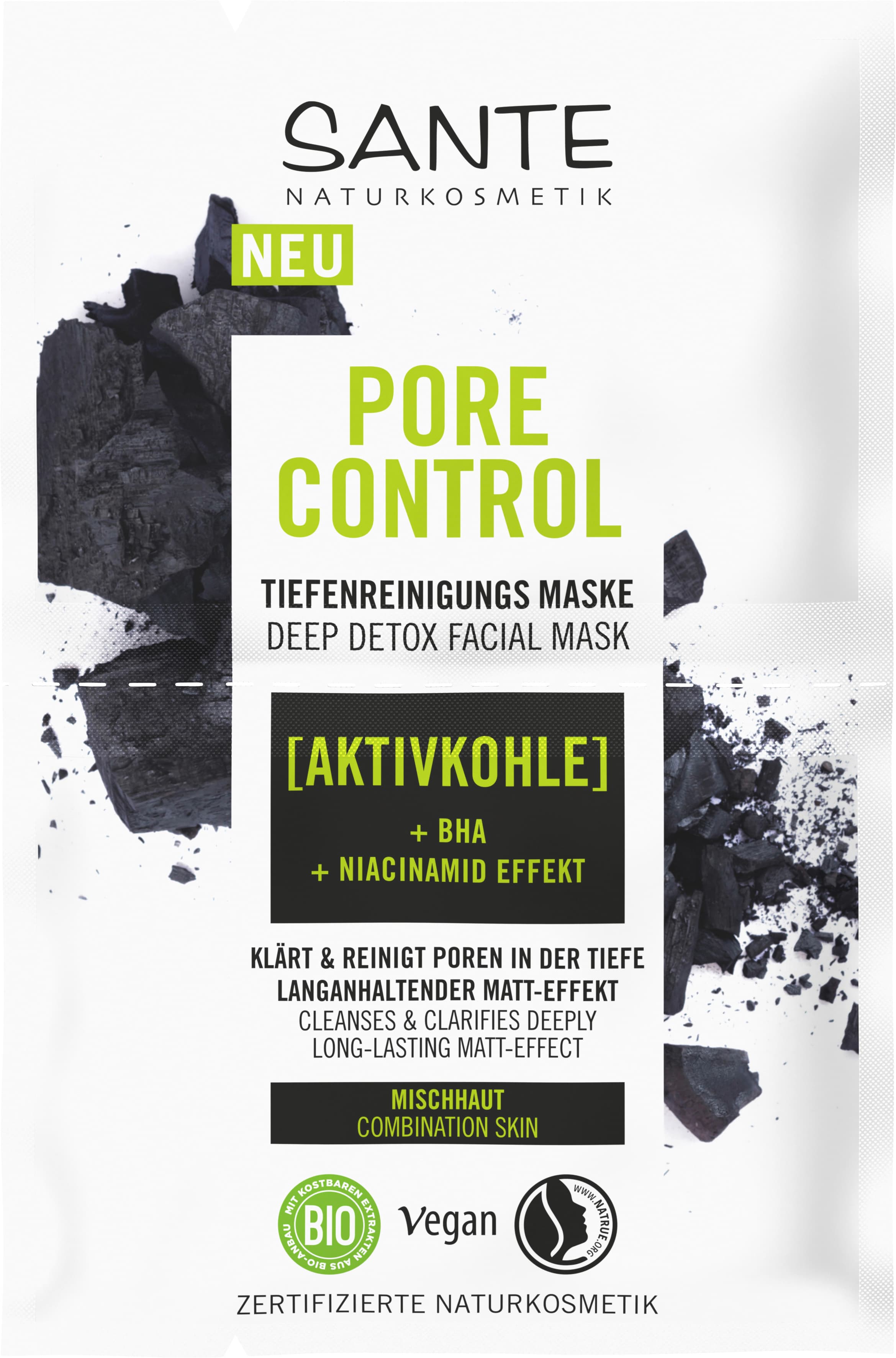 SANTE Pore Control Tiefenreinigungs Maske