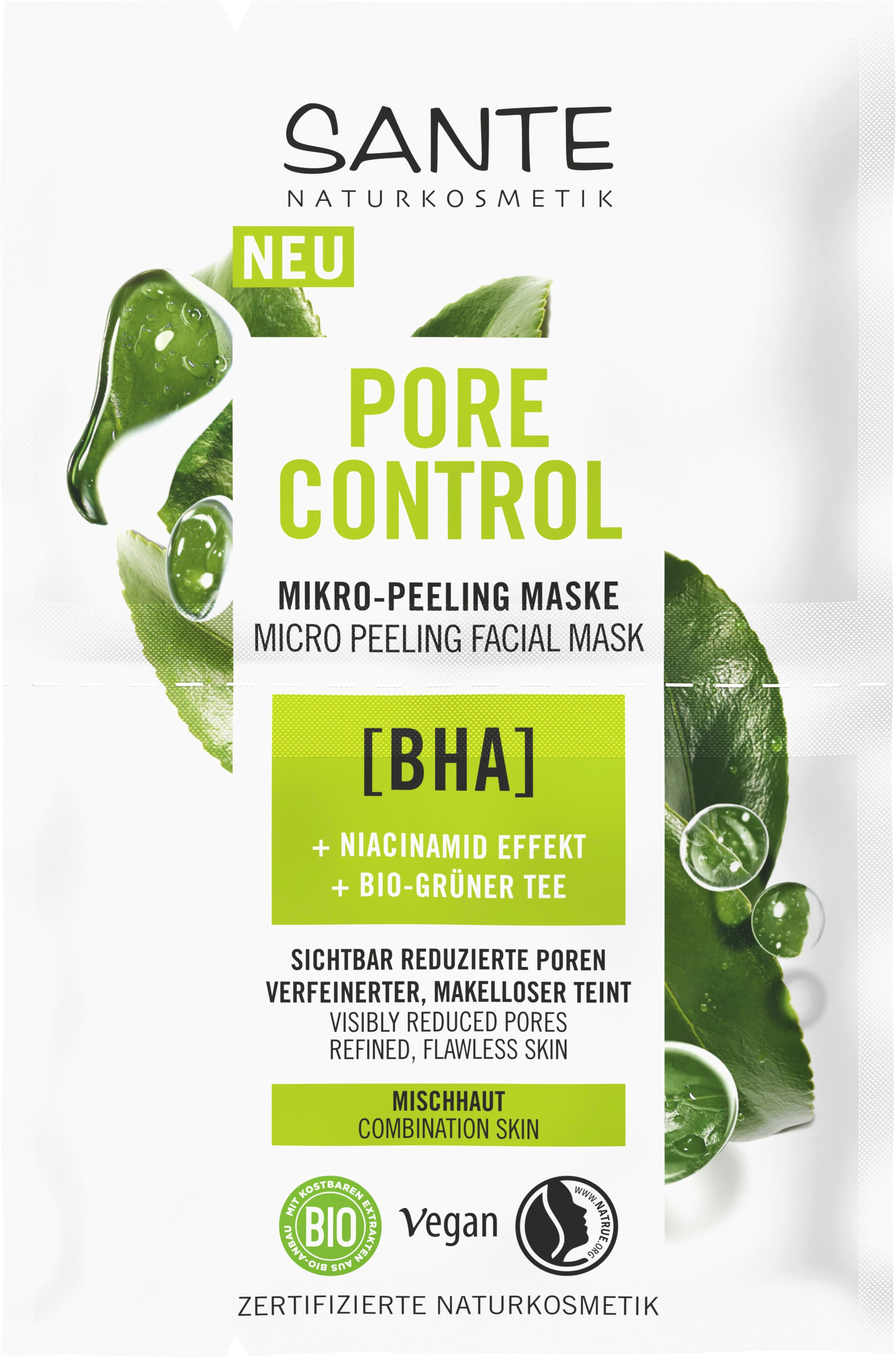 SANTE Pore Control Mikro-Peeling Maske