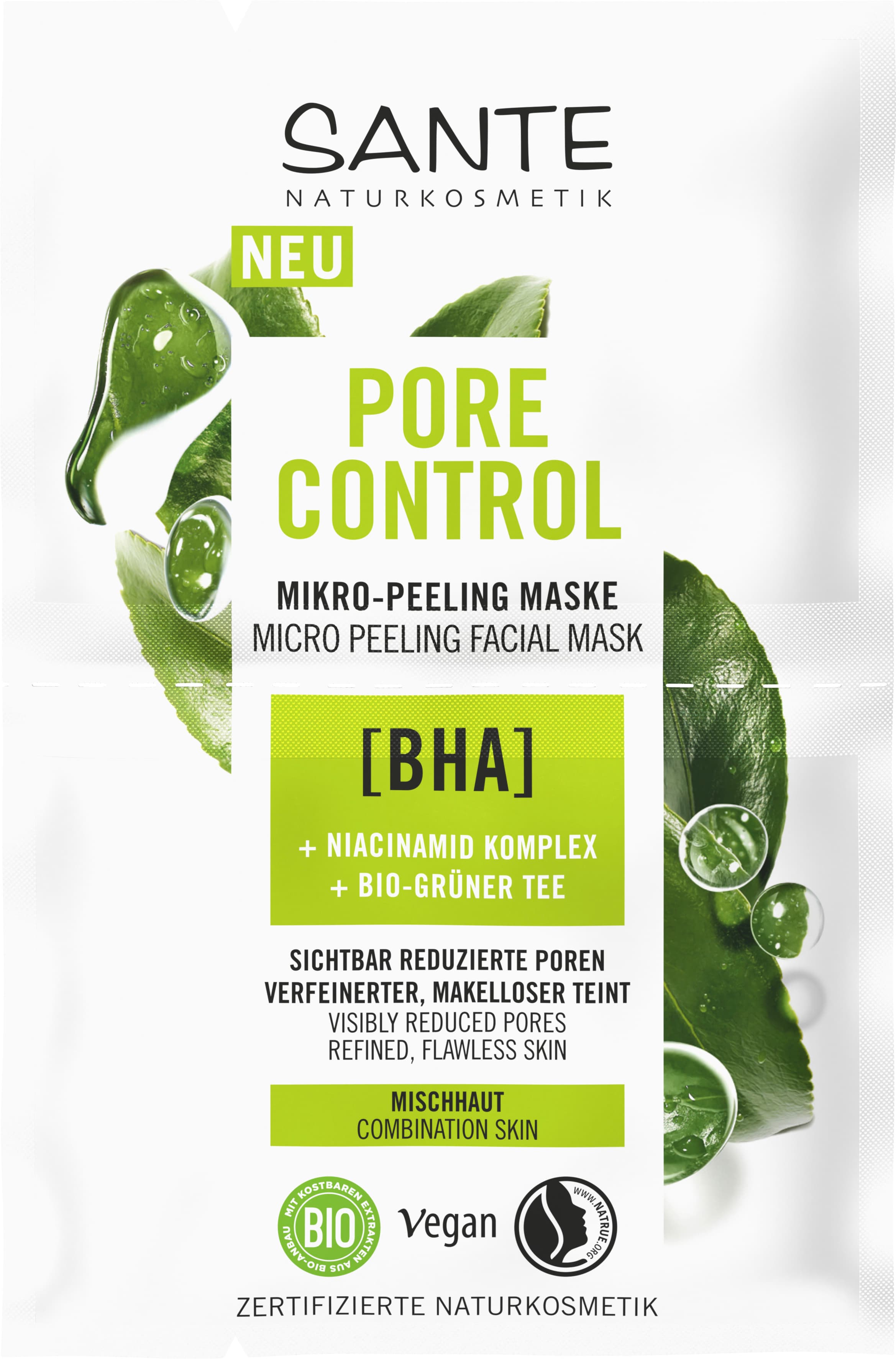 SANTE Pore Control Mikro-Peeling Maske