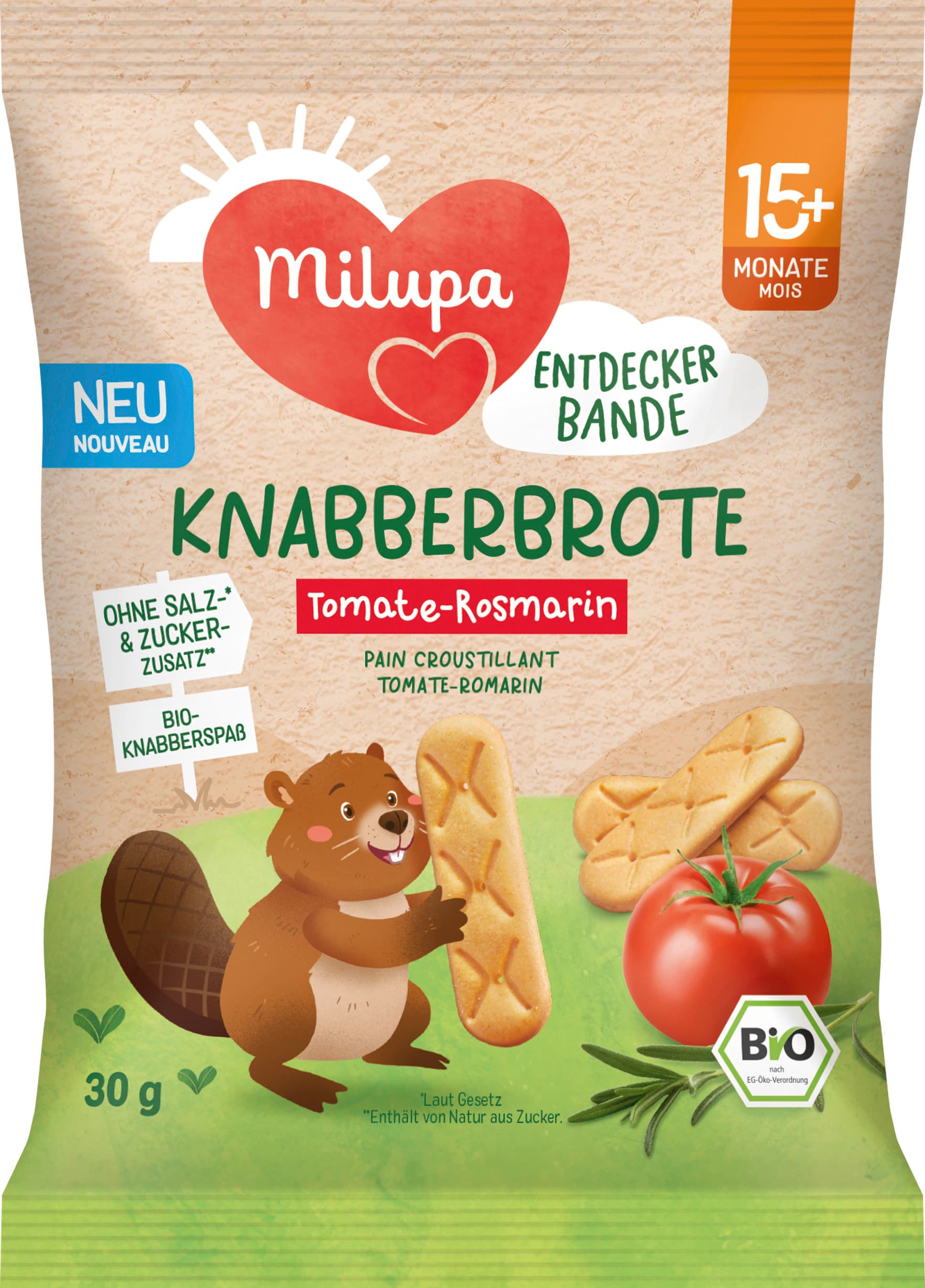 Milupa Knabberbrote Tomate-Rosmarin