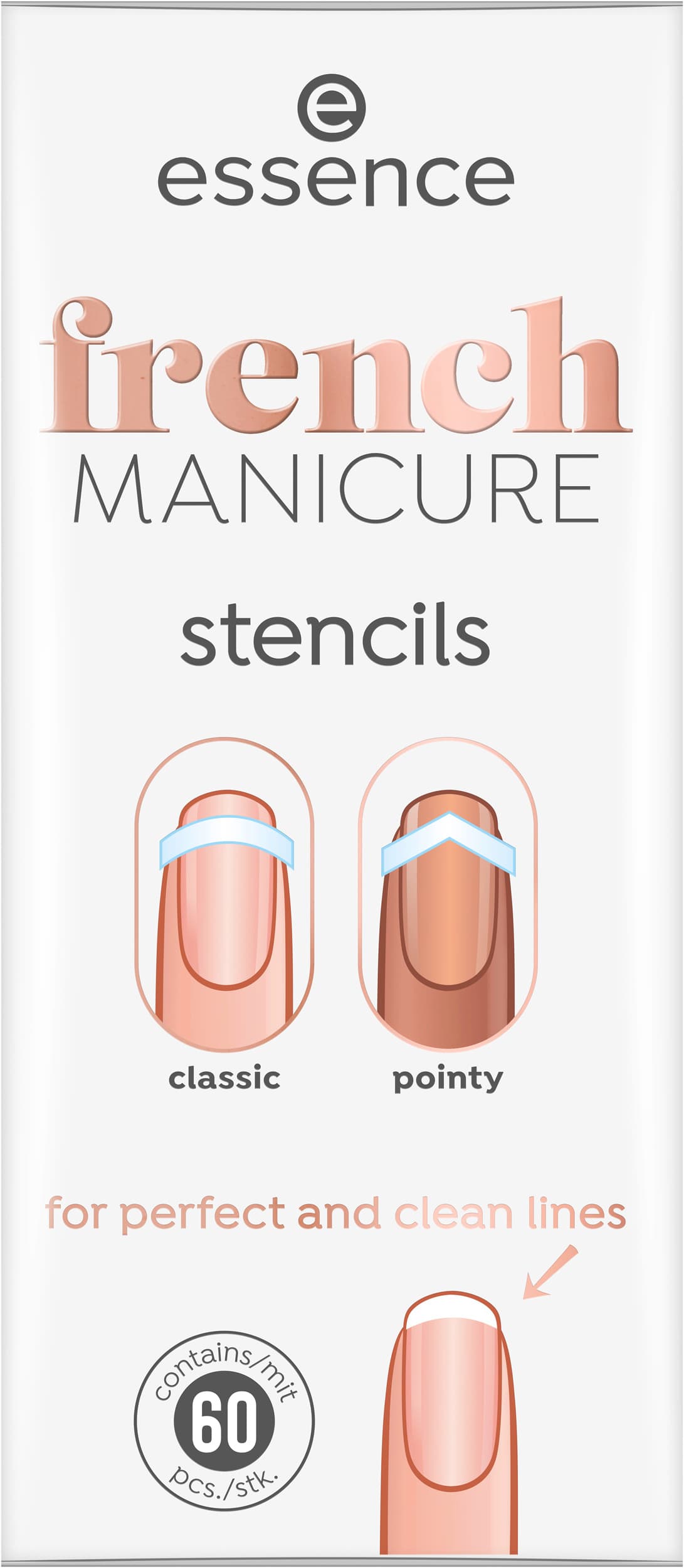 essence French Manicure Stencils