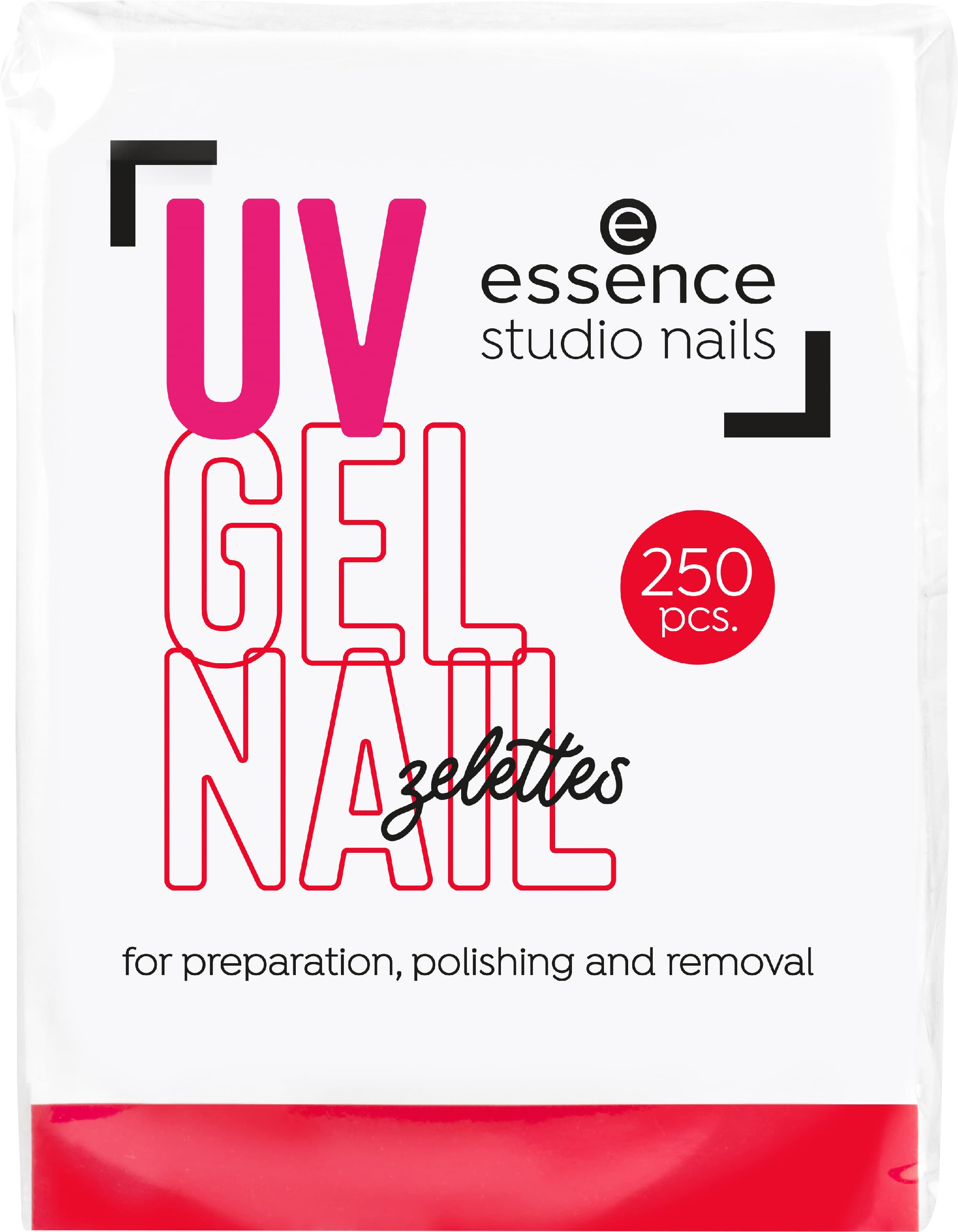 essence studio nails UV GEL NAIL zelettes