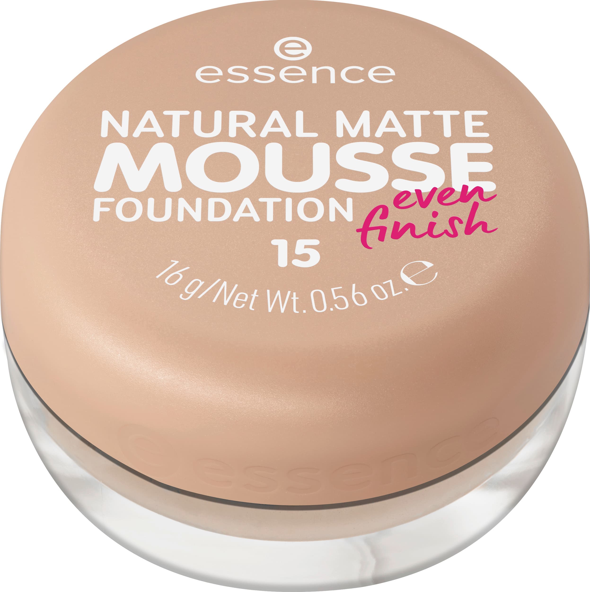 essence NATURAL MATTE MOUSSE FOUNDATION