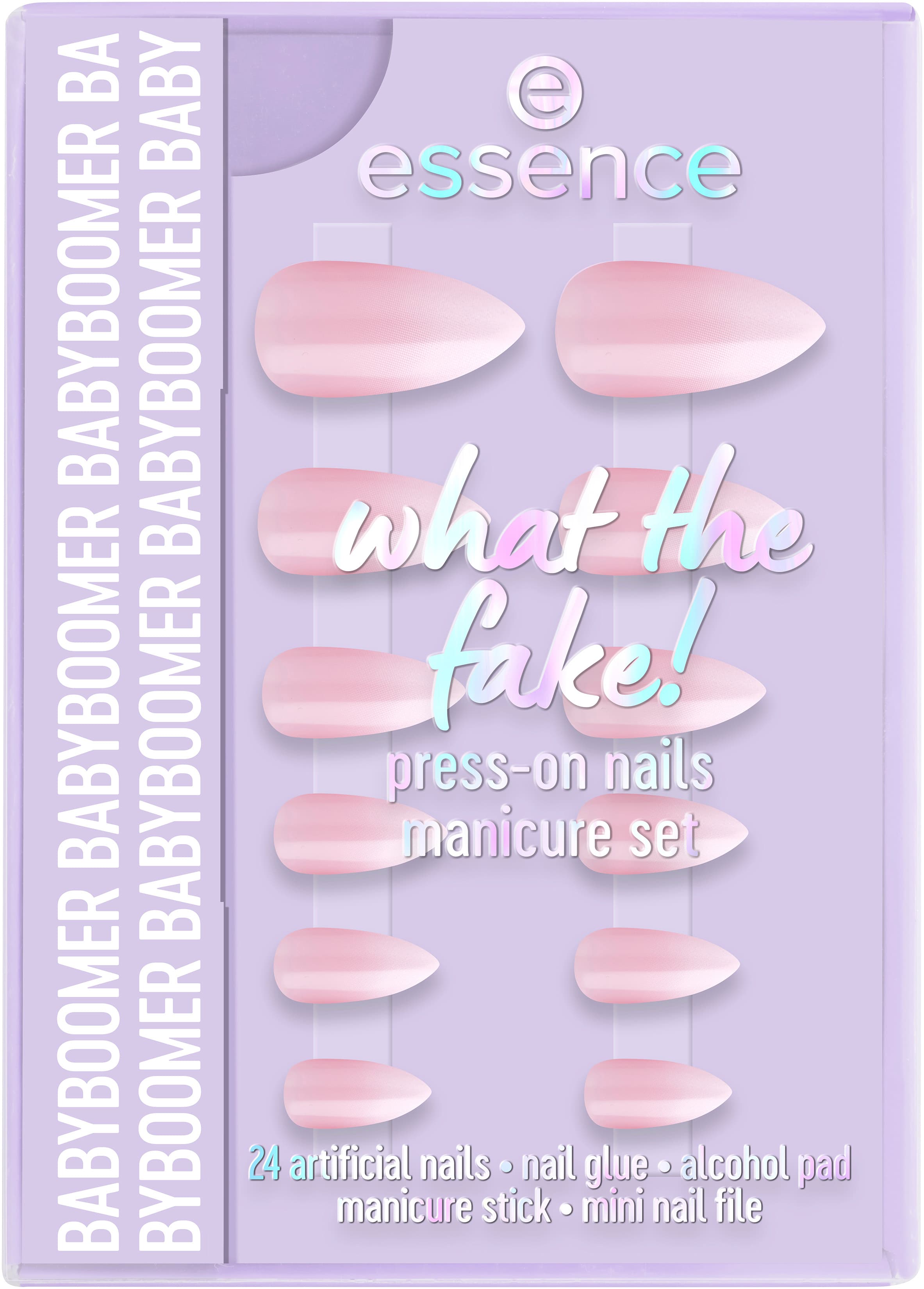 essence what the fake! PRESS-ON NAILS manicure set
