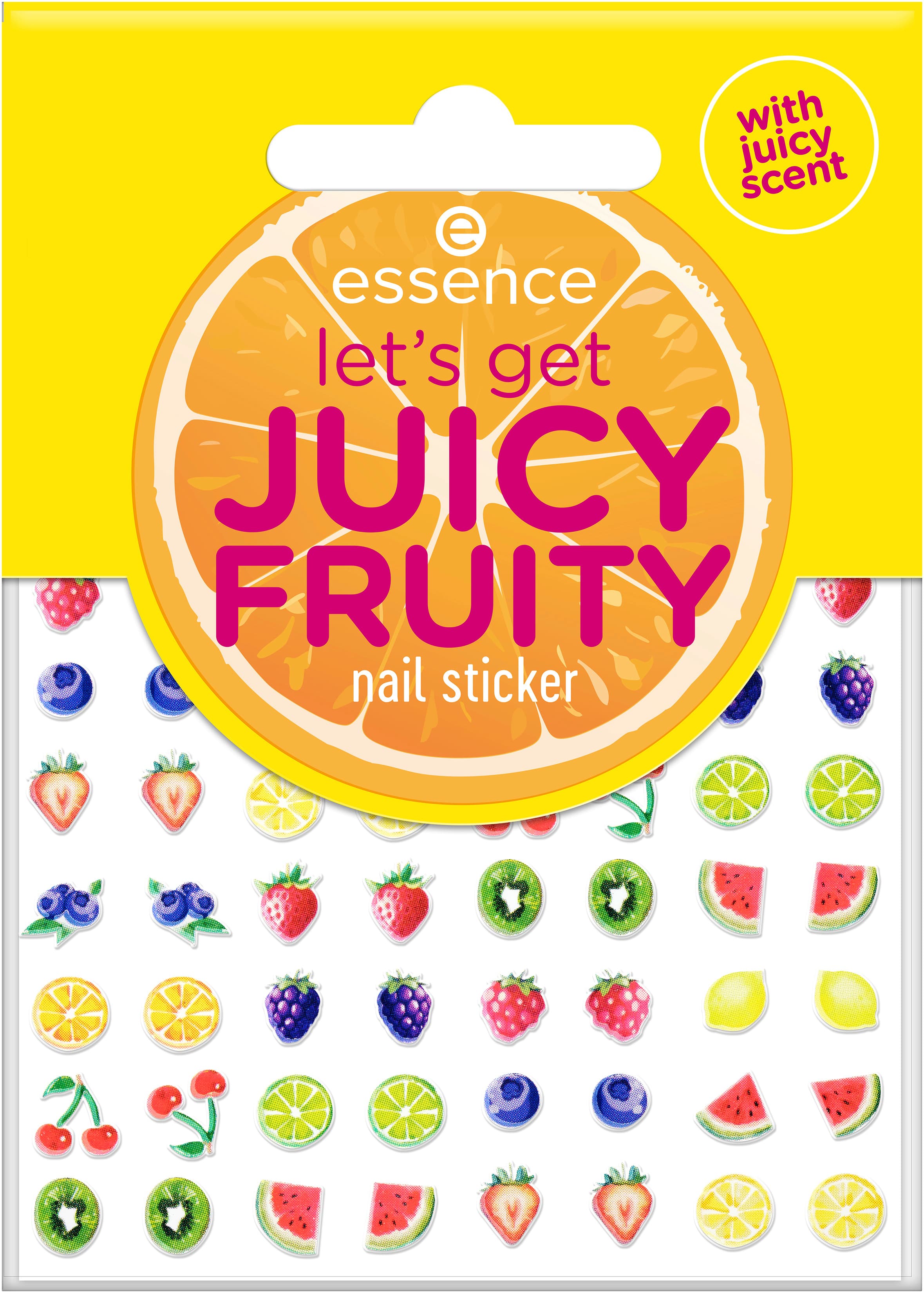 essence let's get JUICY FRUITY nail sticker
