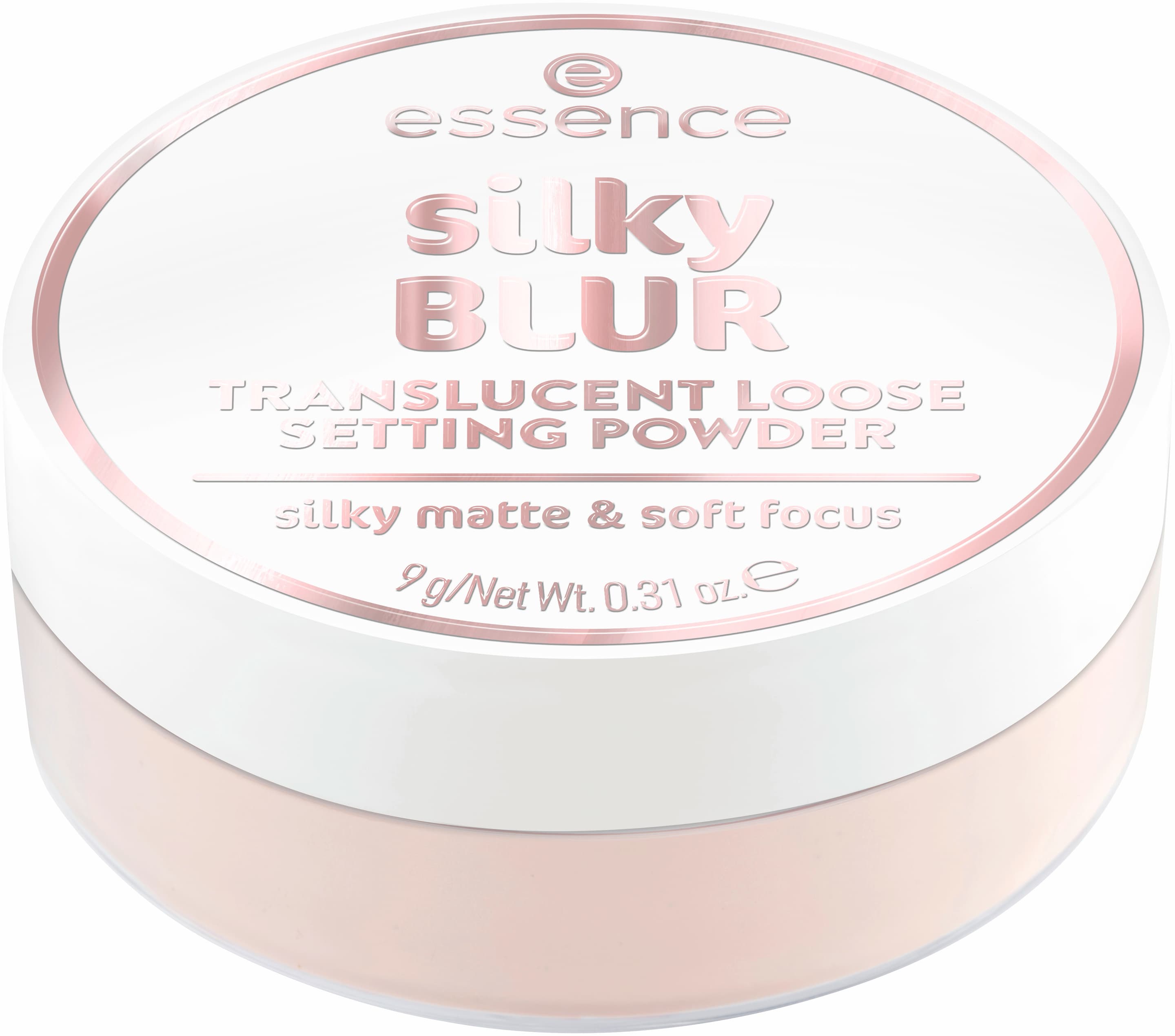 essence SILKY BLUR translucent loose setting powder