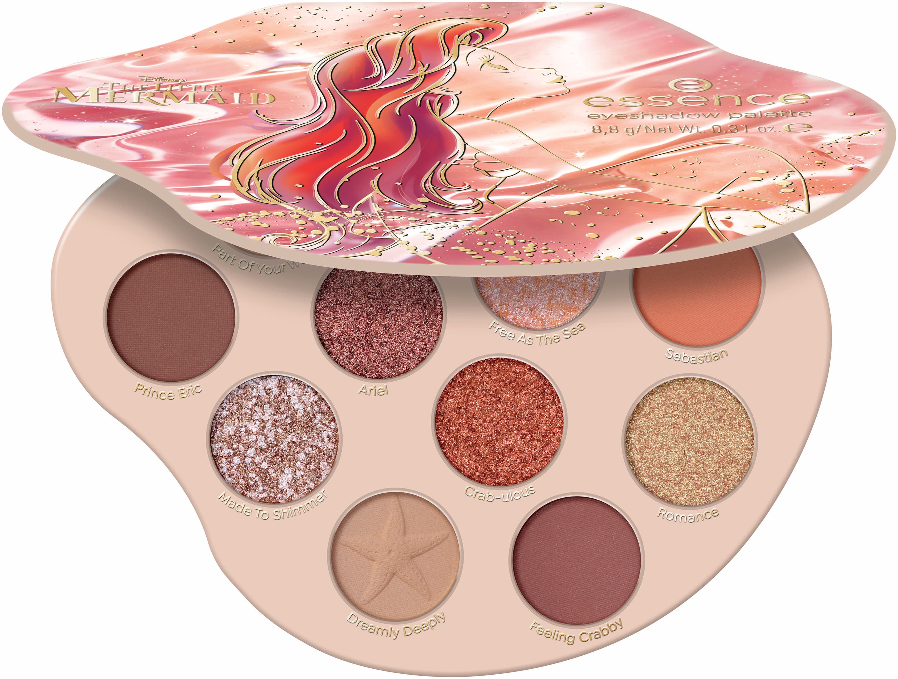 essence Disney THE LITTLE MERMAID eyeshadow palette