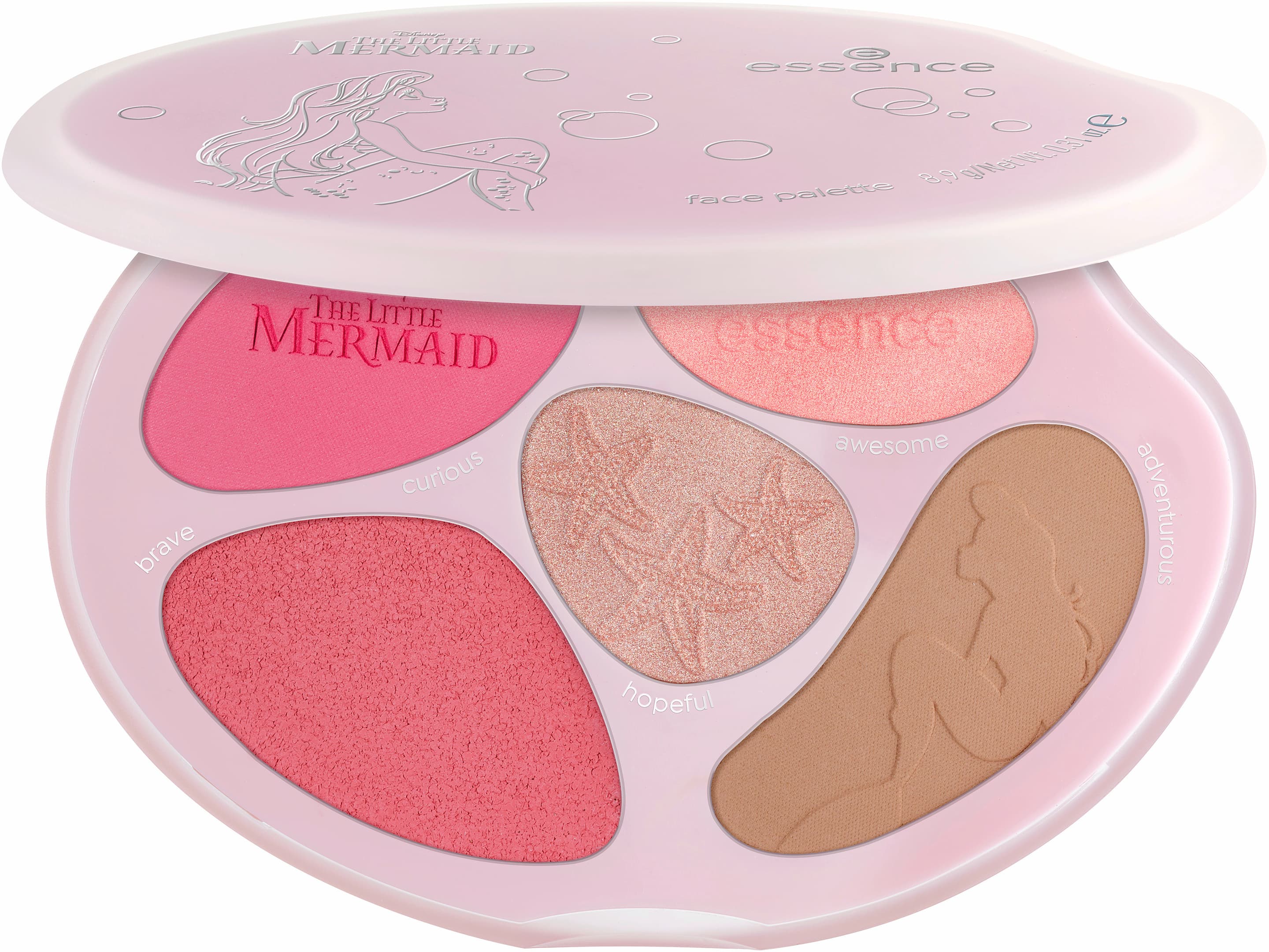 essence Disney THE LITTLE MERMAID face palette