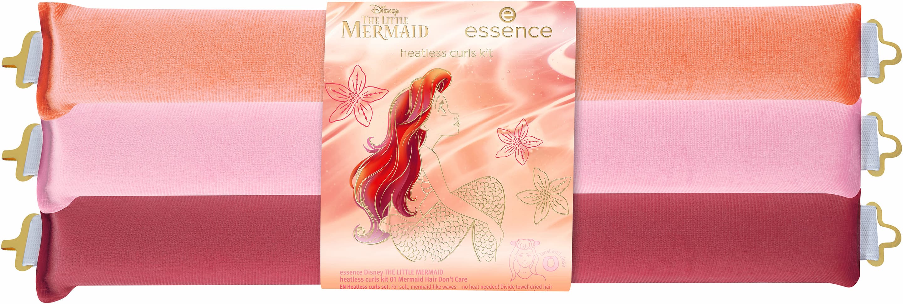 essence Disney THE LITTLE MERMAID heatless curls