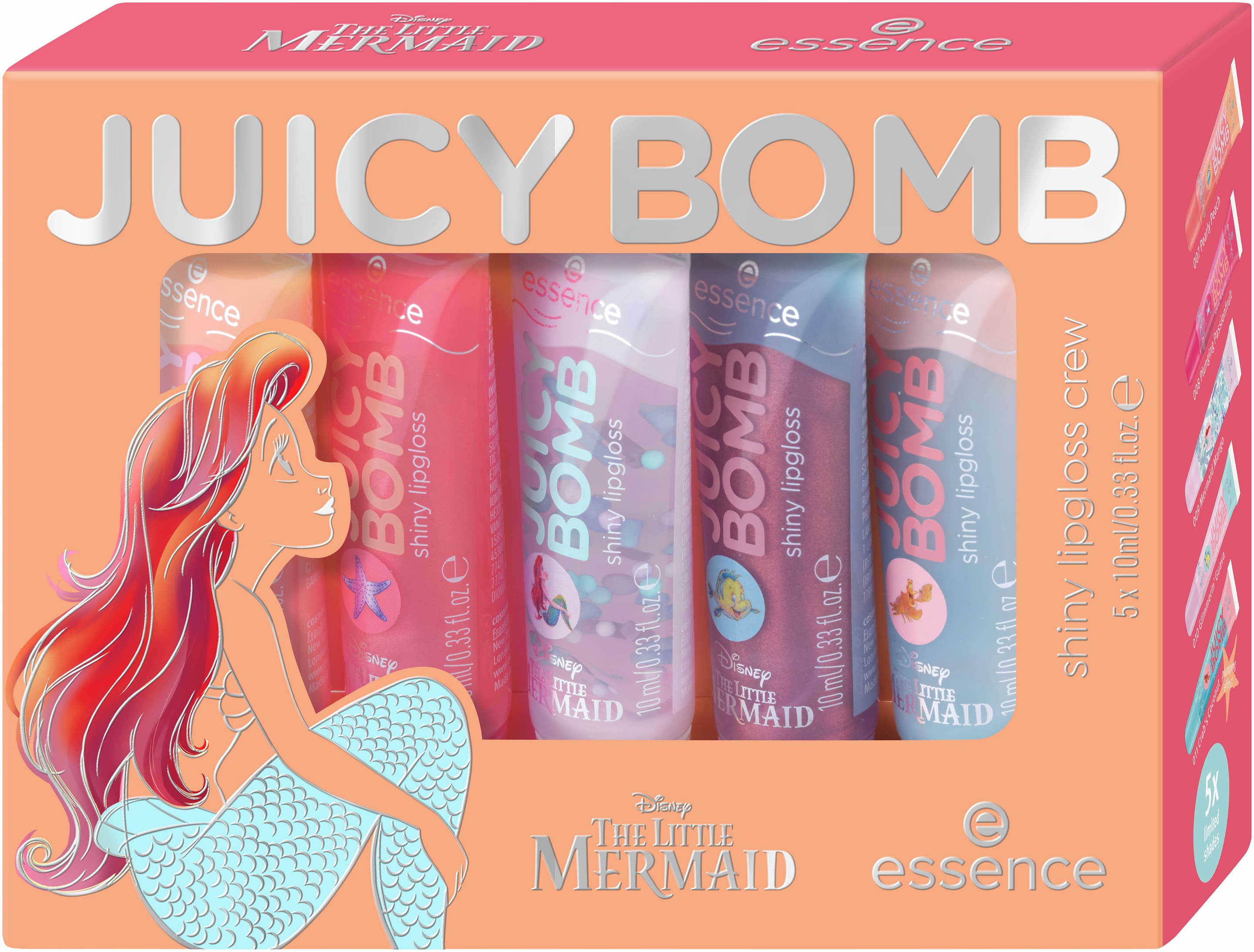 essence Disney THE LITTLE MERMAID lipgloss crew