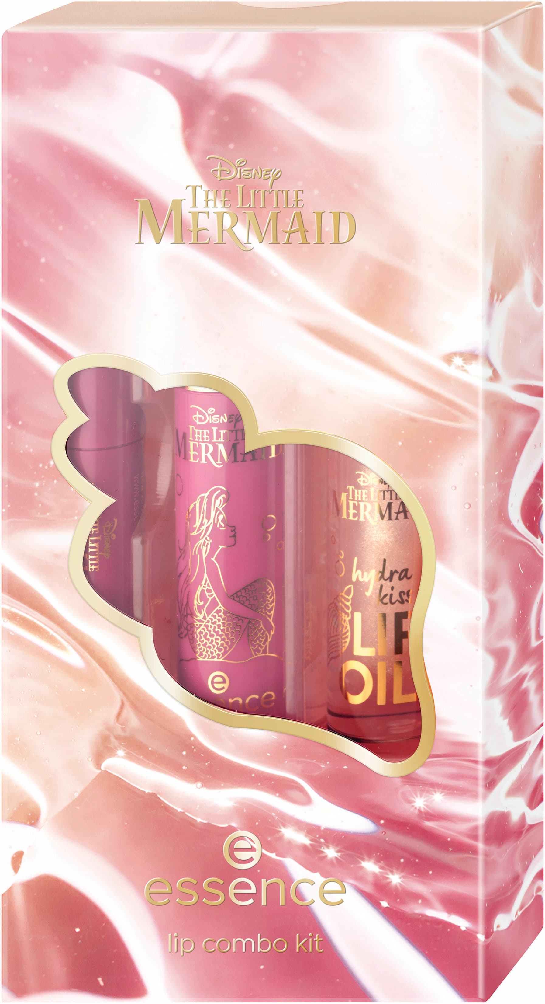 essence Disney THE LITTLE MERMAID lip combo kit