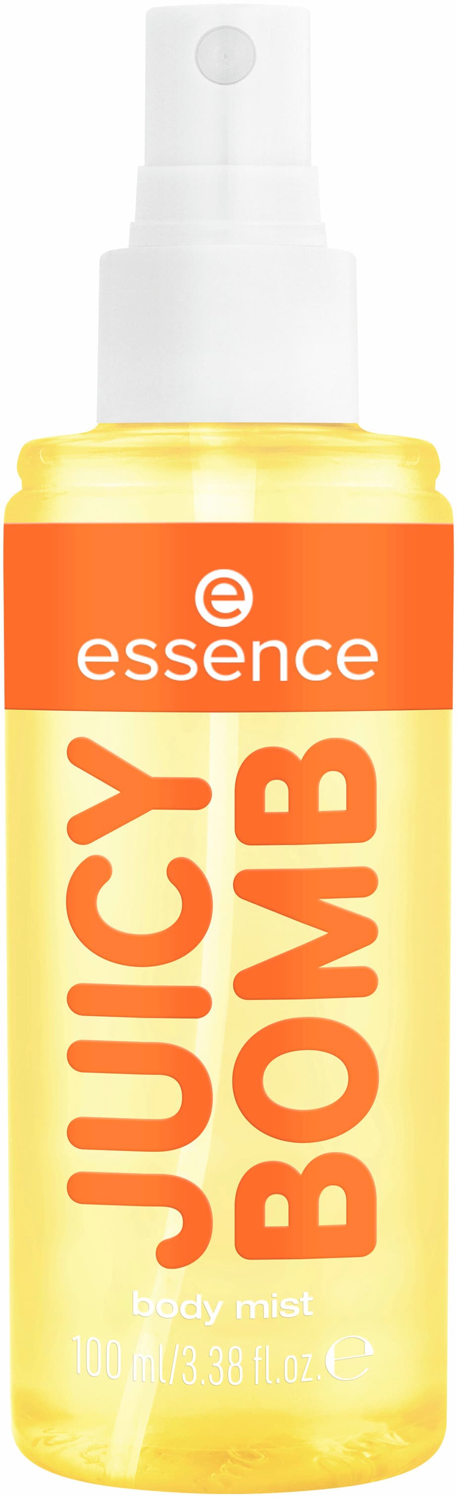 essence JUICY BOMB sweet drop body mist Caramel Cloud