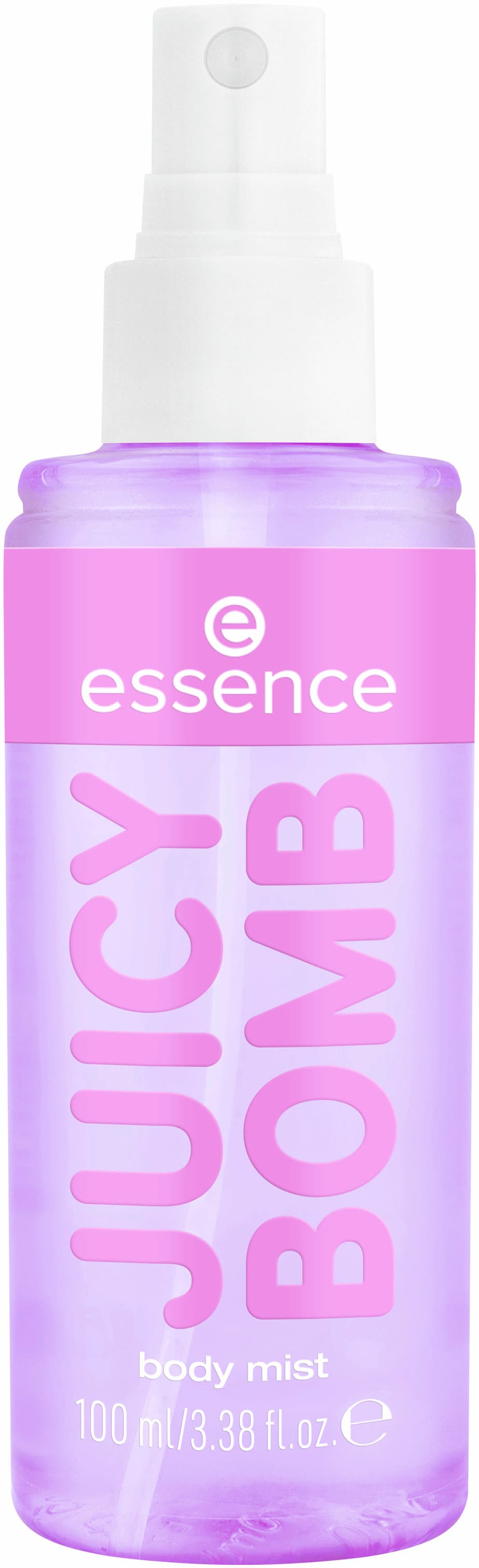 essence JUICY BOMB telová hmla s príchuťou Caramel Cloud