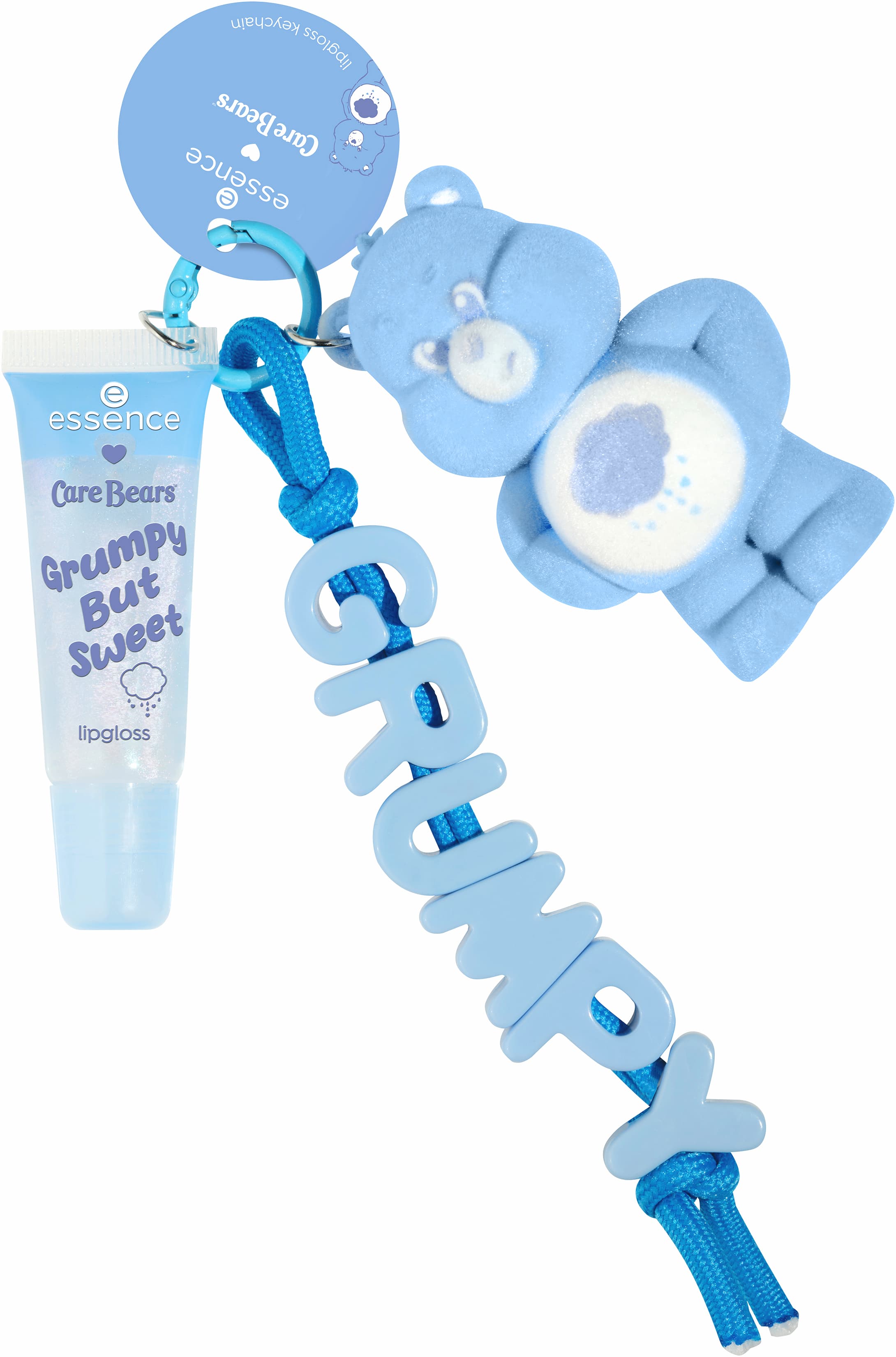 essence Care Bears lipgloss keychain