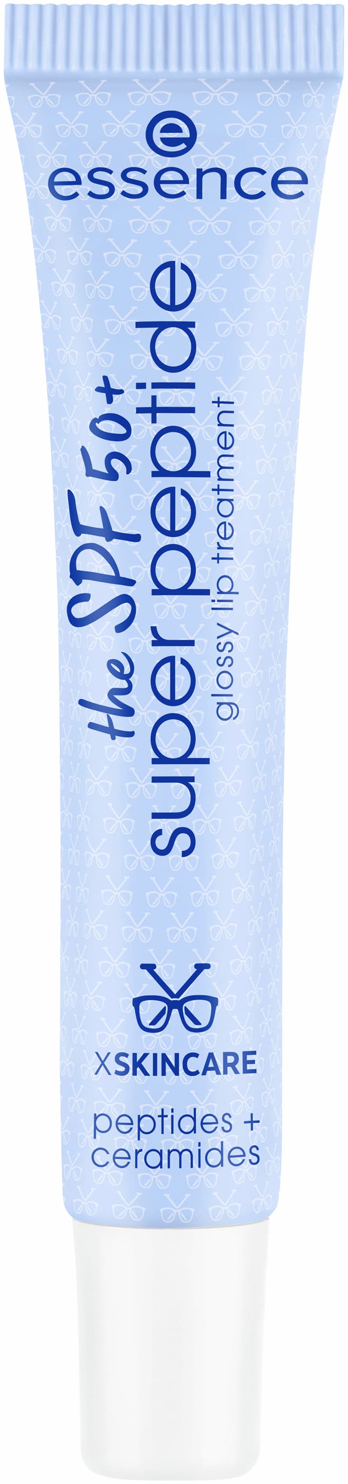 essence xskincare the SPF 50+ super peptide glossy lip treatment
