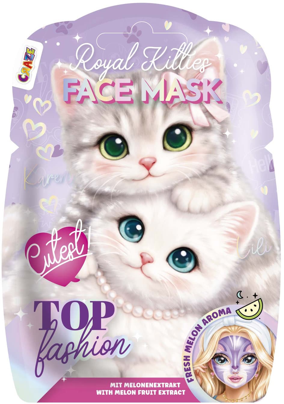 CRAZE Top Fashion Face Mask Melon