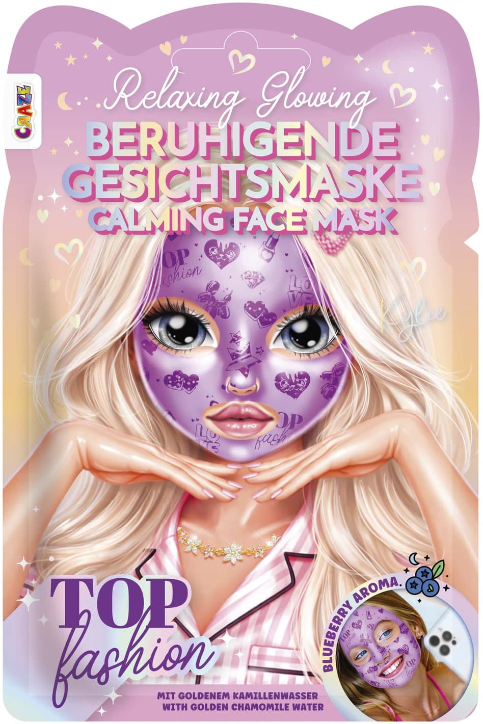 CRAZE Top Fashion Face Mask Blueberry