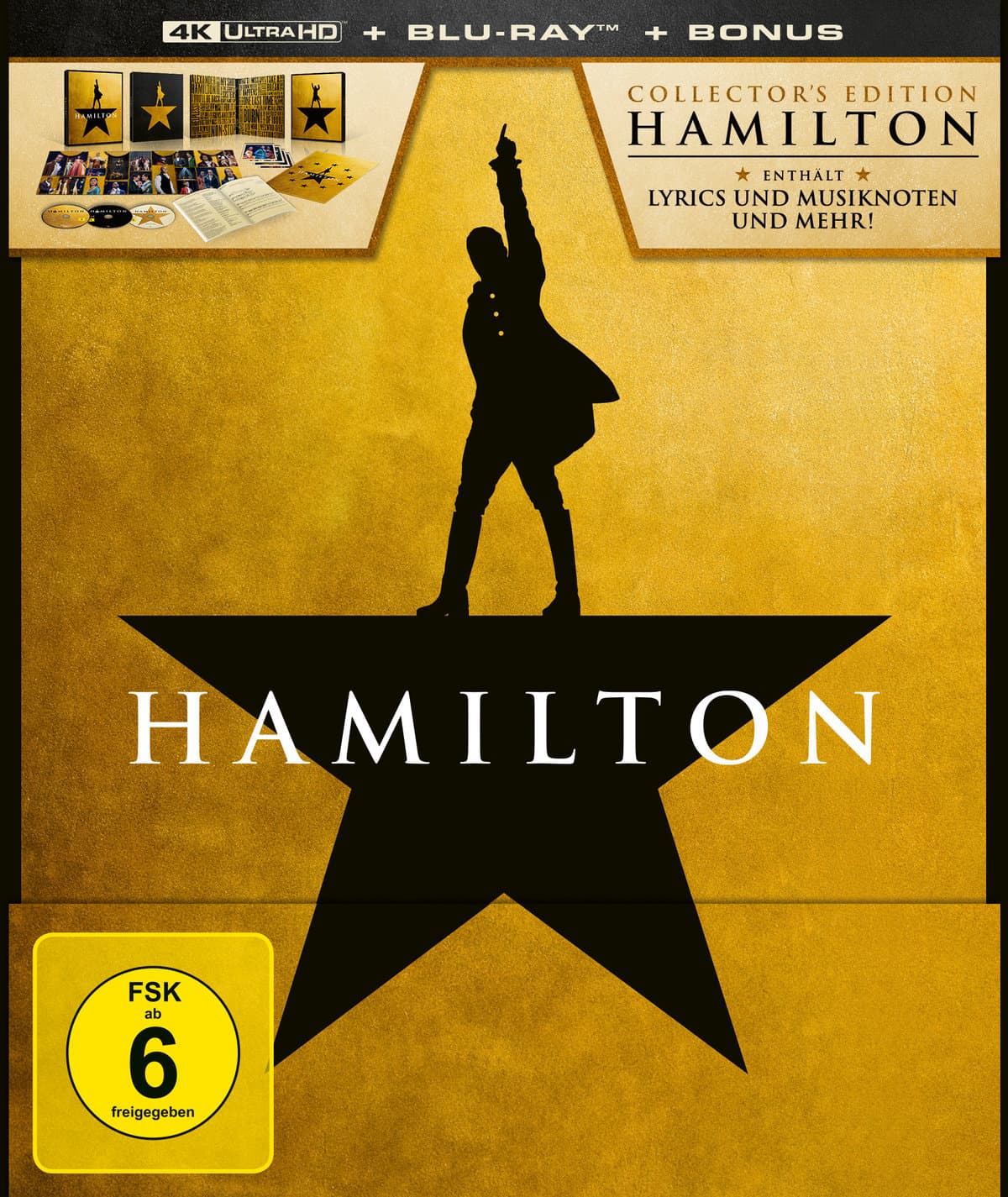 Hamilton - Collector's Edition (4K Ultra HD) (+ Blu-ray) (+ Bonus-Blu-ray)