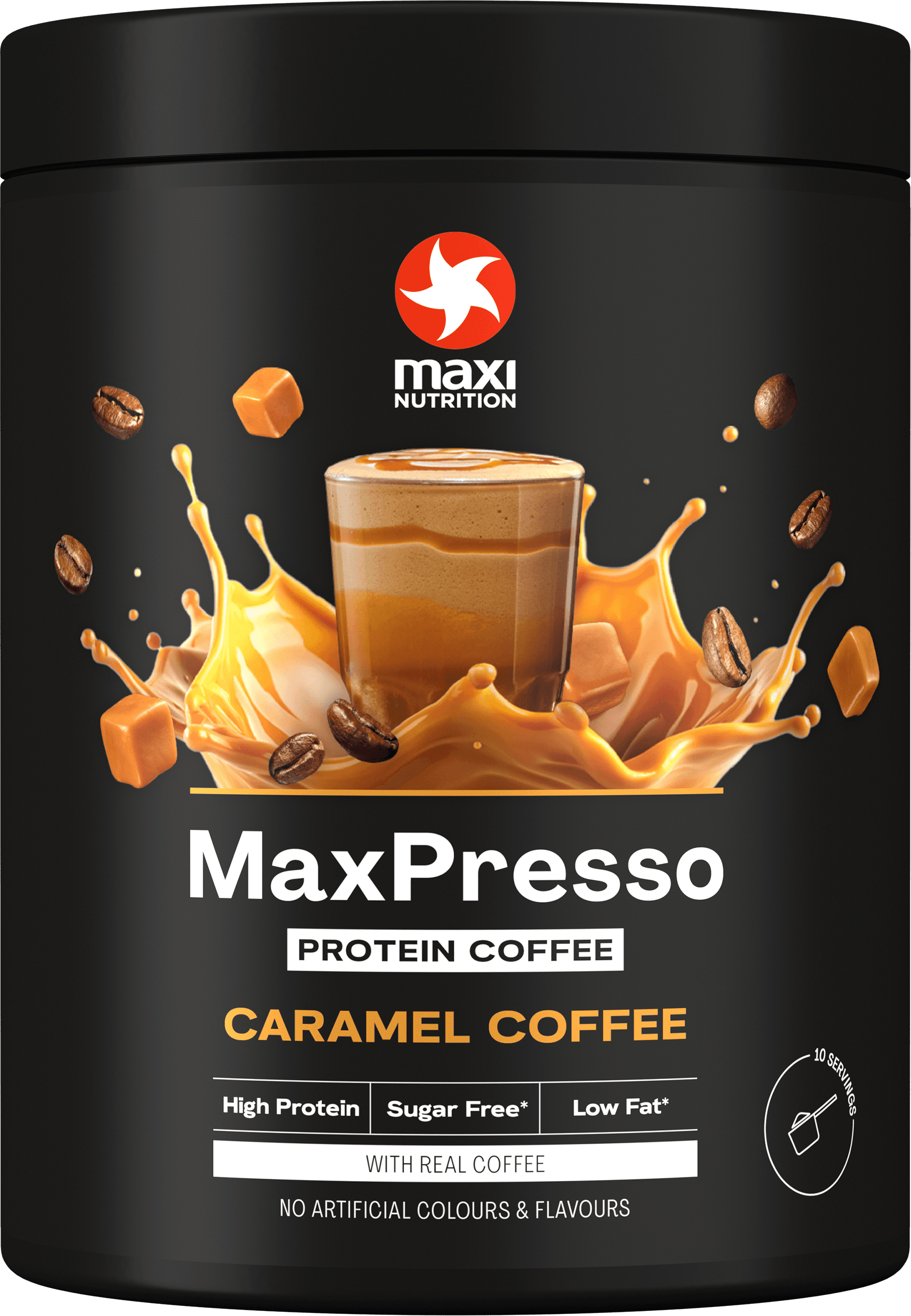 maxi nutrition MaxPresso Protein Kaffee Caramel