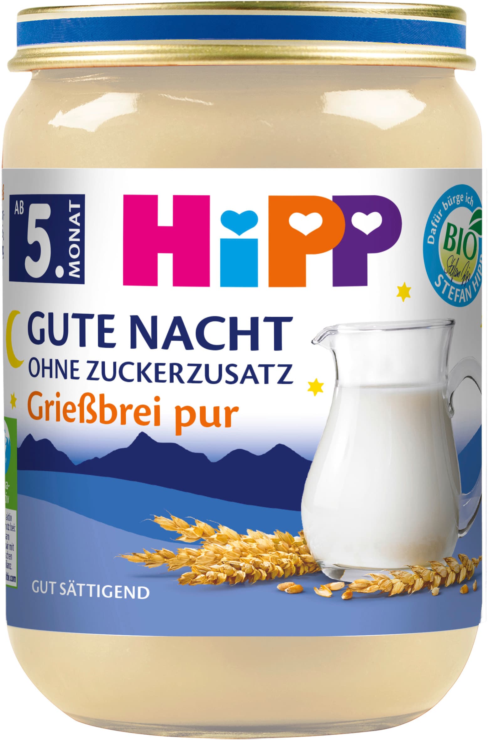 HiPP Bio Gute Nacht Grießbrei pur