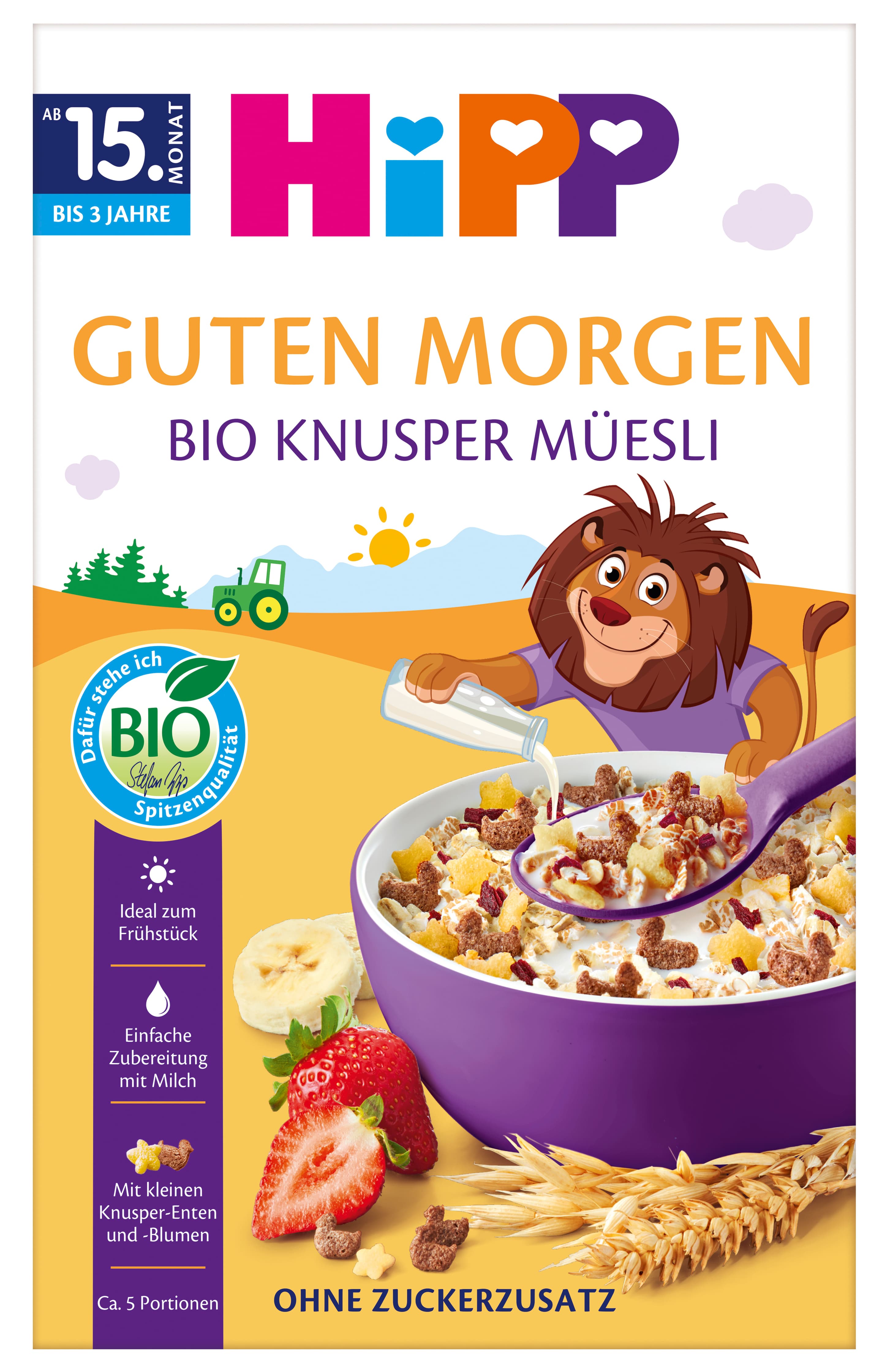 HiPP bio müsli chrumkavé müsli