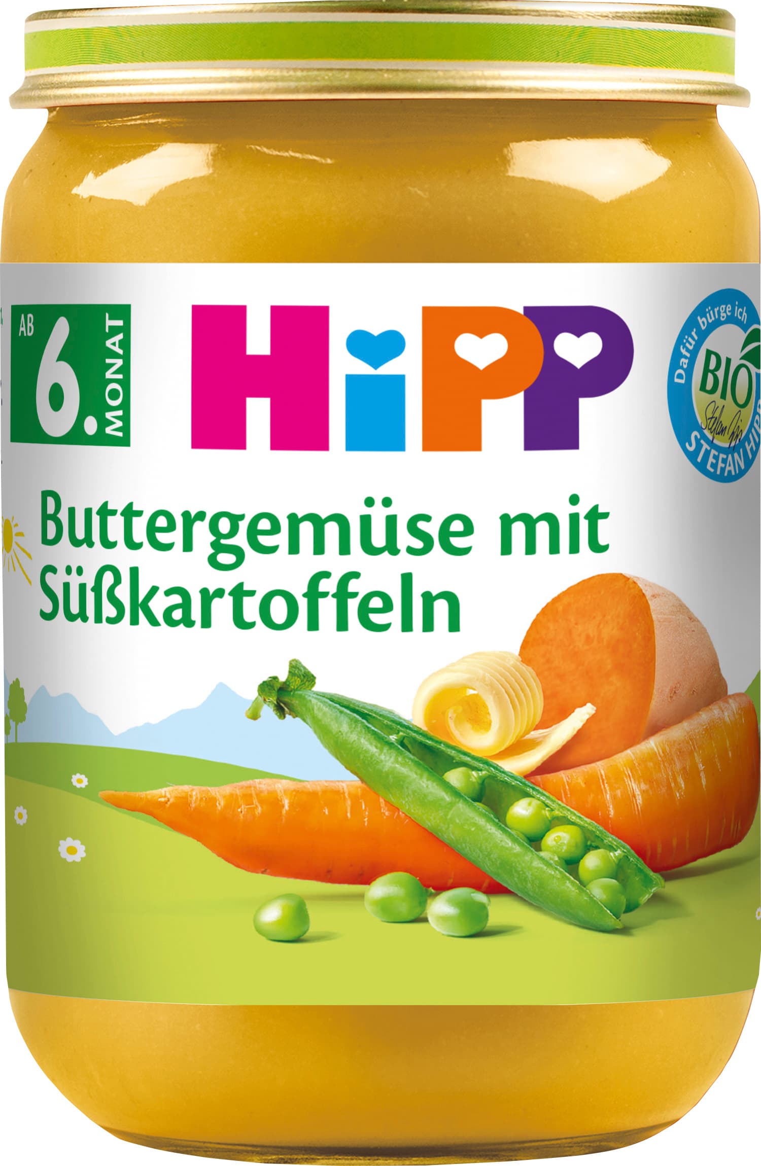 HiPP Gemüse: Buttergemüse mit Süßkartoffeln
