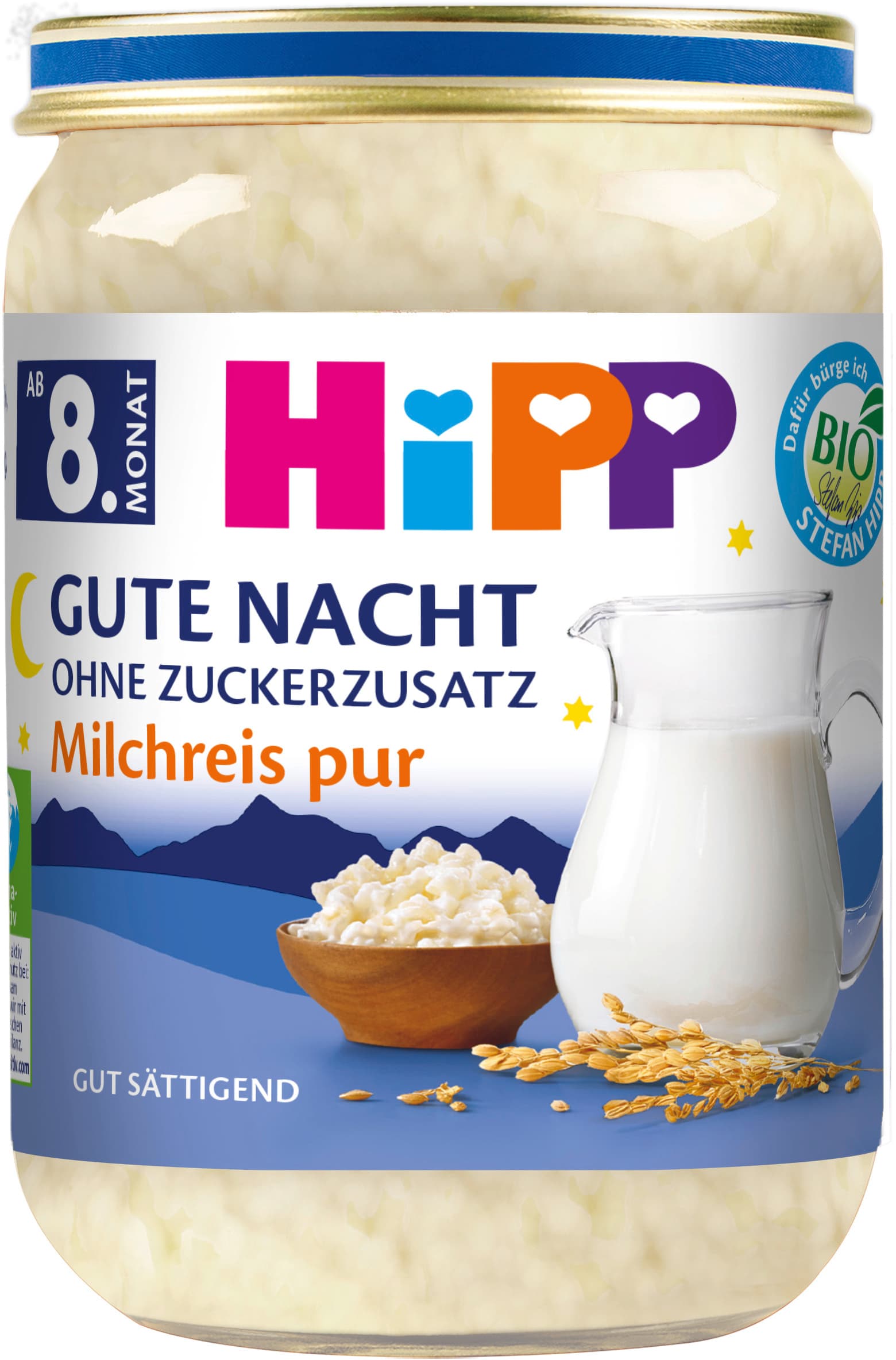 HiPP Bio Gute Nacht Milchreis pur