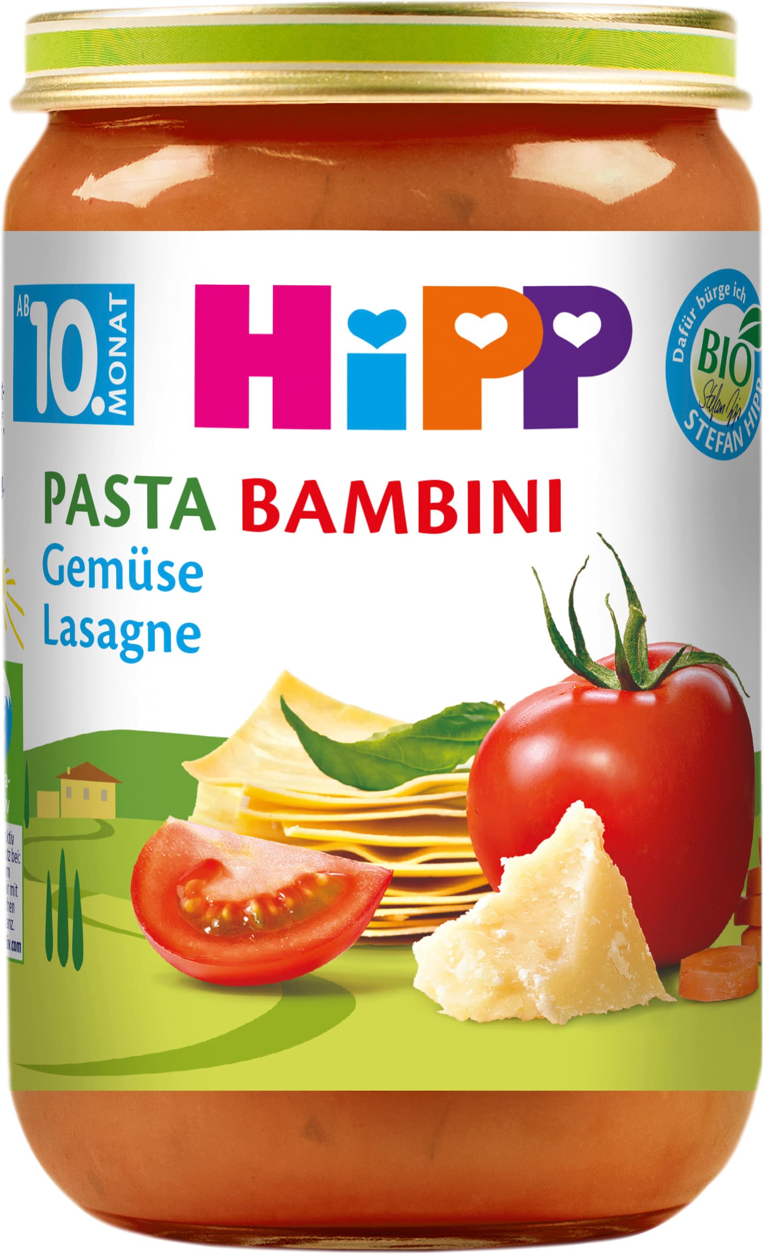 HiPP Menüs: Pasta Bambini - Gemüse Lasagne