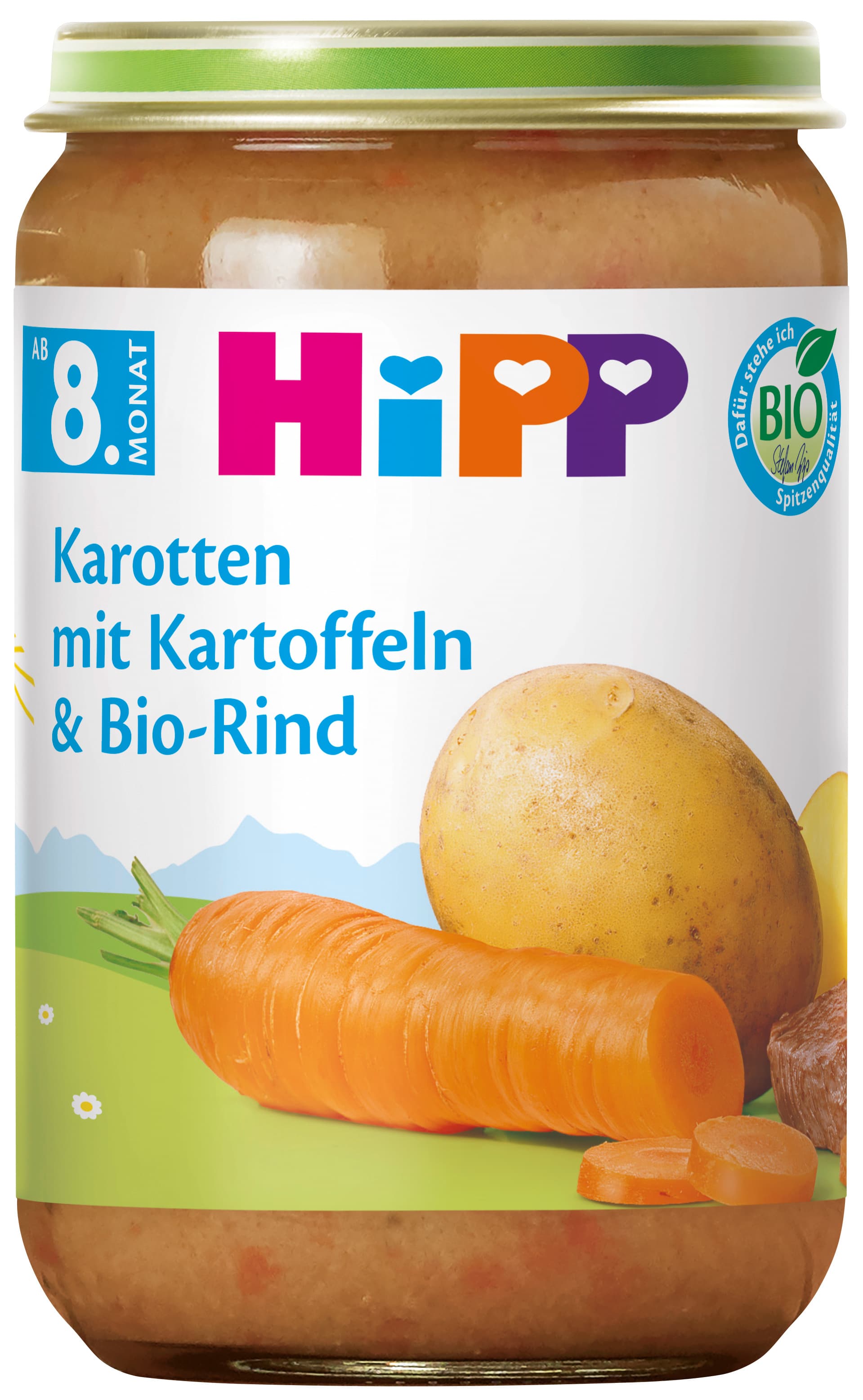 HiPP Bio Menüs: Kartoffel-Gemüse mit Bio-Rind
