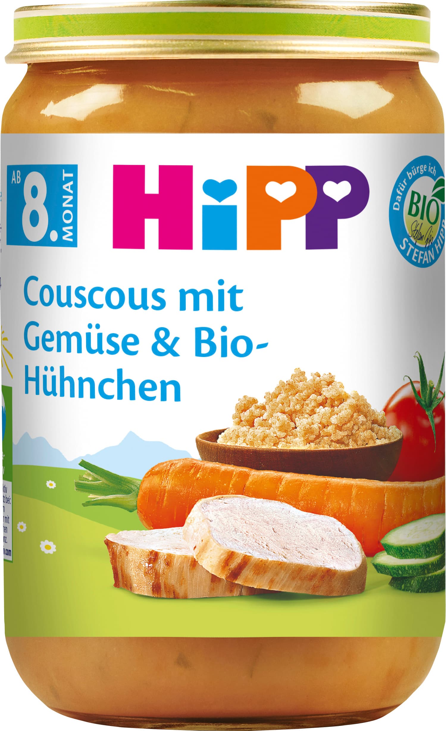 HiPP Menüs: Couscous mit Gemüse und Bio-Hühnchen