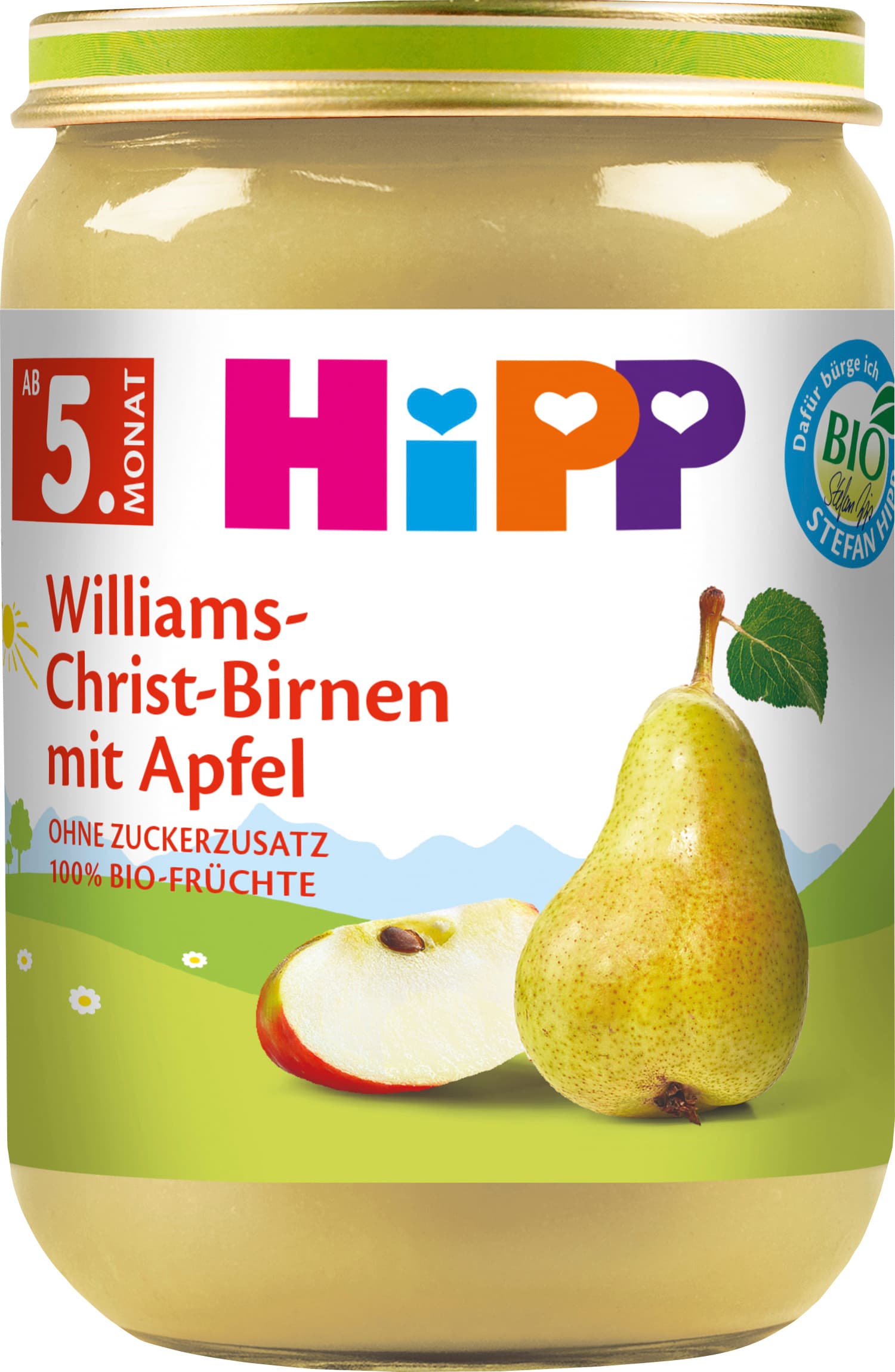 HiPP Bio Früchte Williams-Christ-Birnen mit Apfel